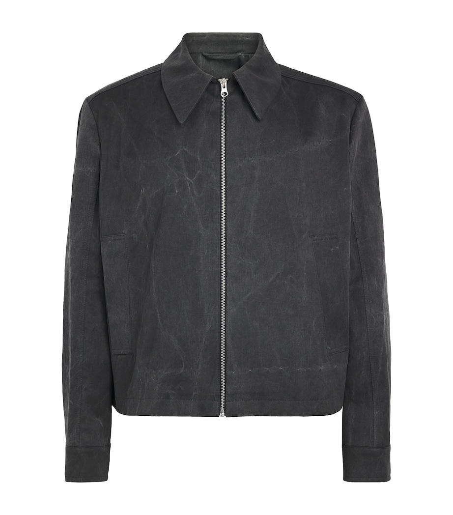 Séfr Mens Cotton Tazio Jacket Marble Charcoal Image 1