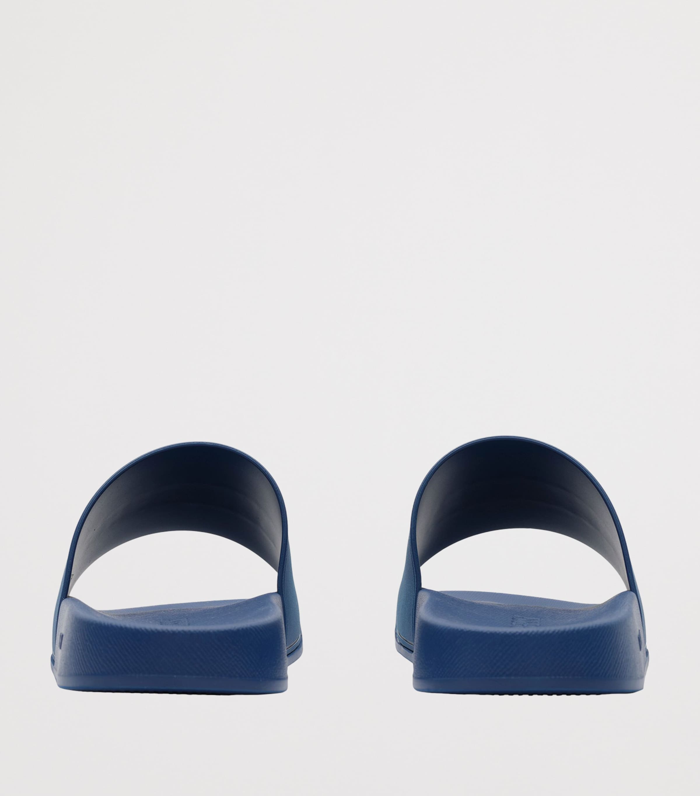 Burberry Logo Slides Navy/cornflower Blue Image 5