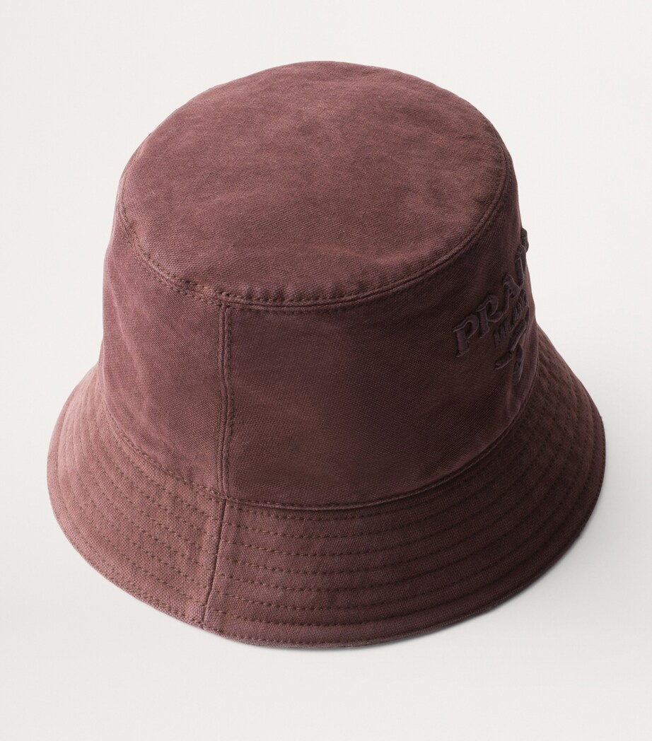 Canvas Logo Bucket Hat F0007 Image 3