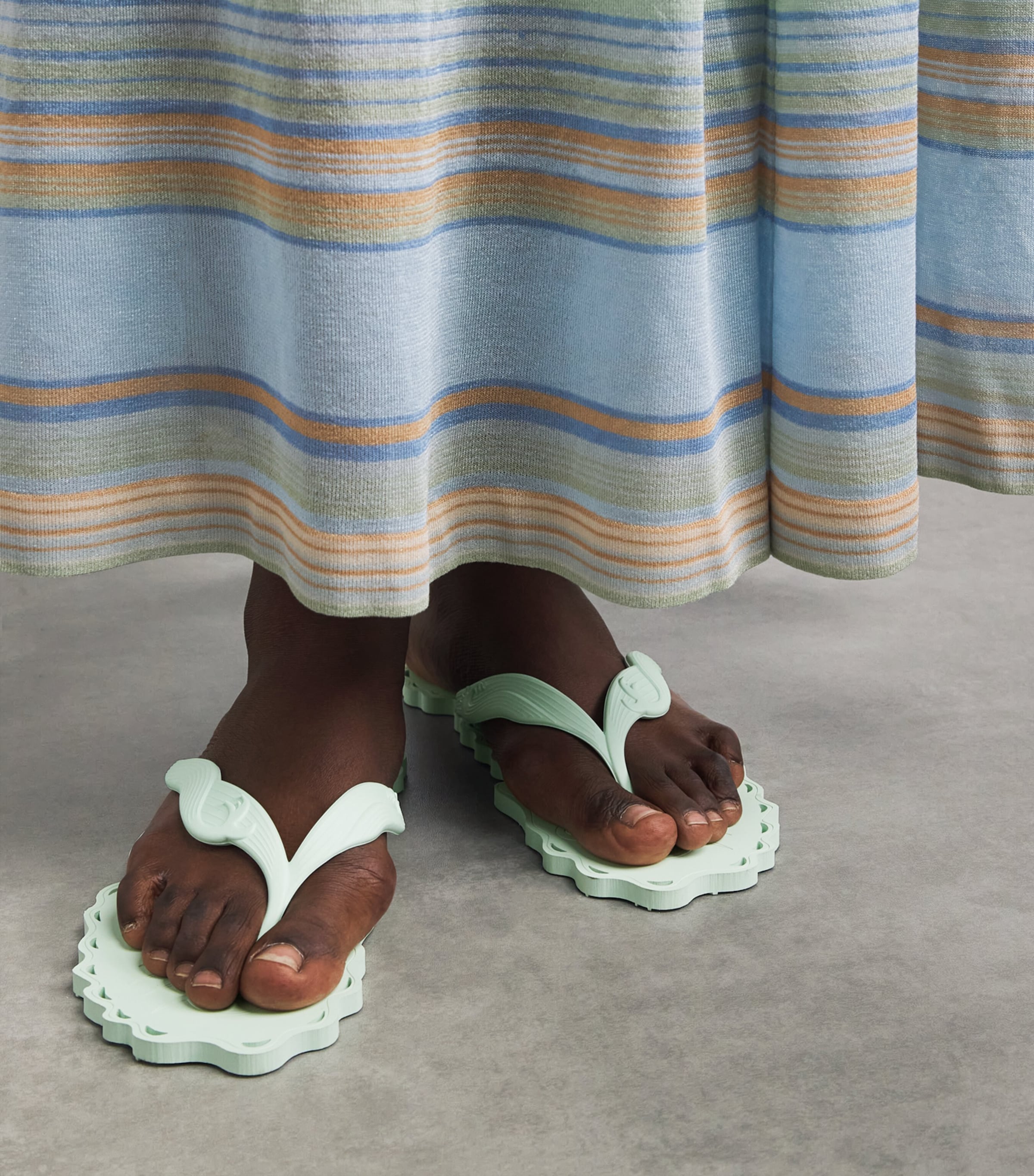 Zimmermann Seafoam Flip Flops Seafoam Image 2