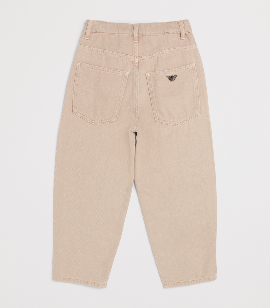 Emporio Armani Kids Carpenter Jeans (4-16 Years) Warm Taupe Image 2