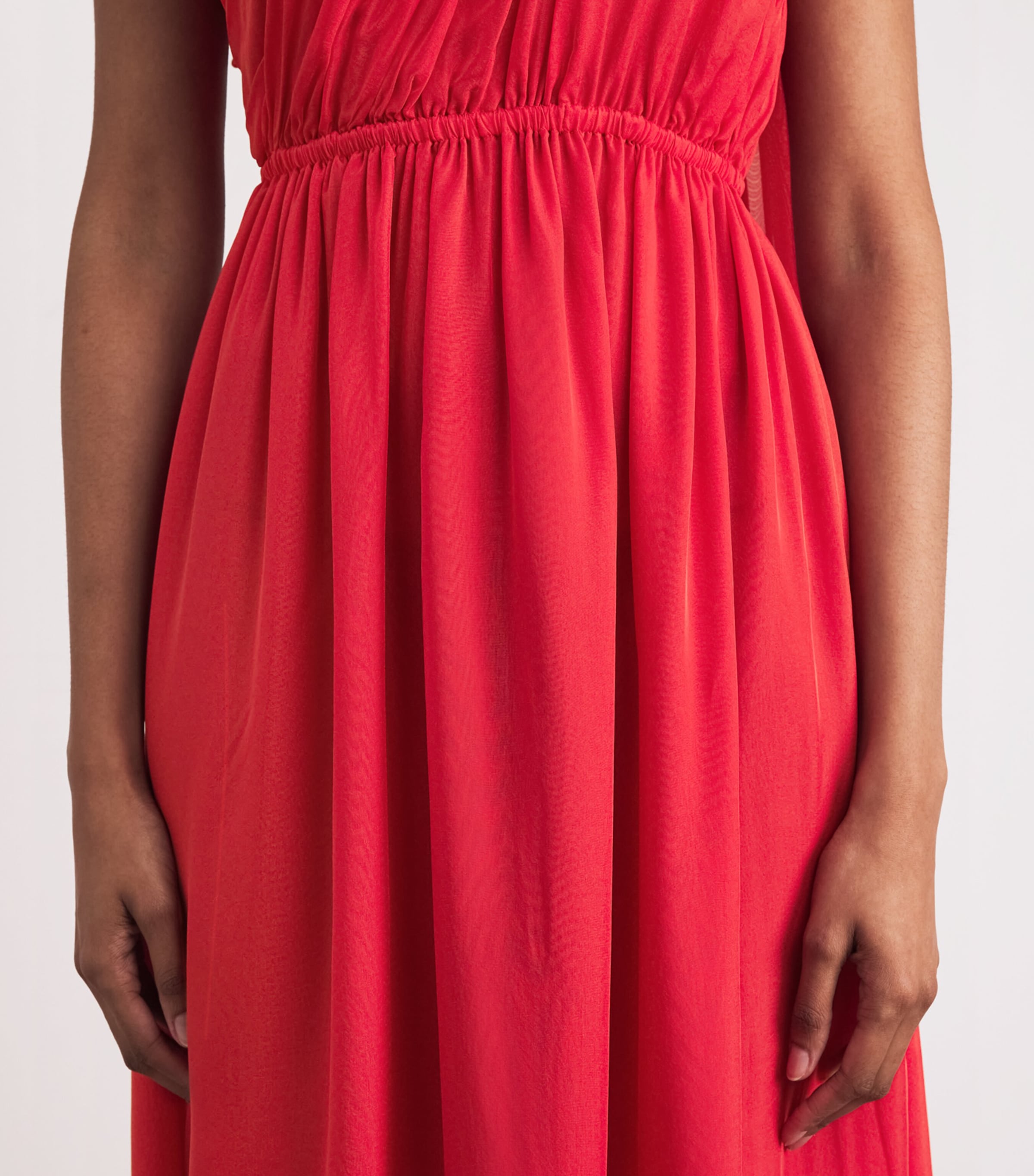 Silk Jenni Maxi Dress SCARLET Image 6