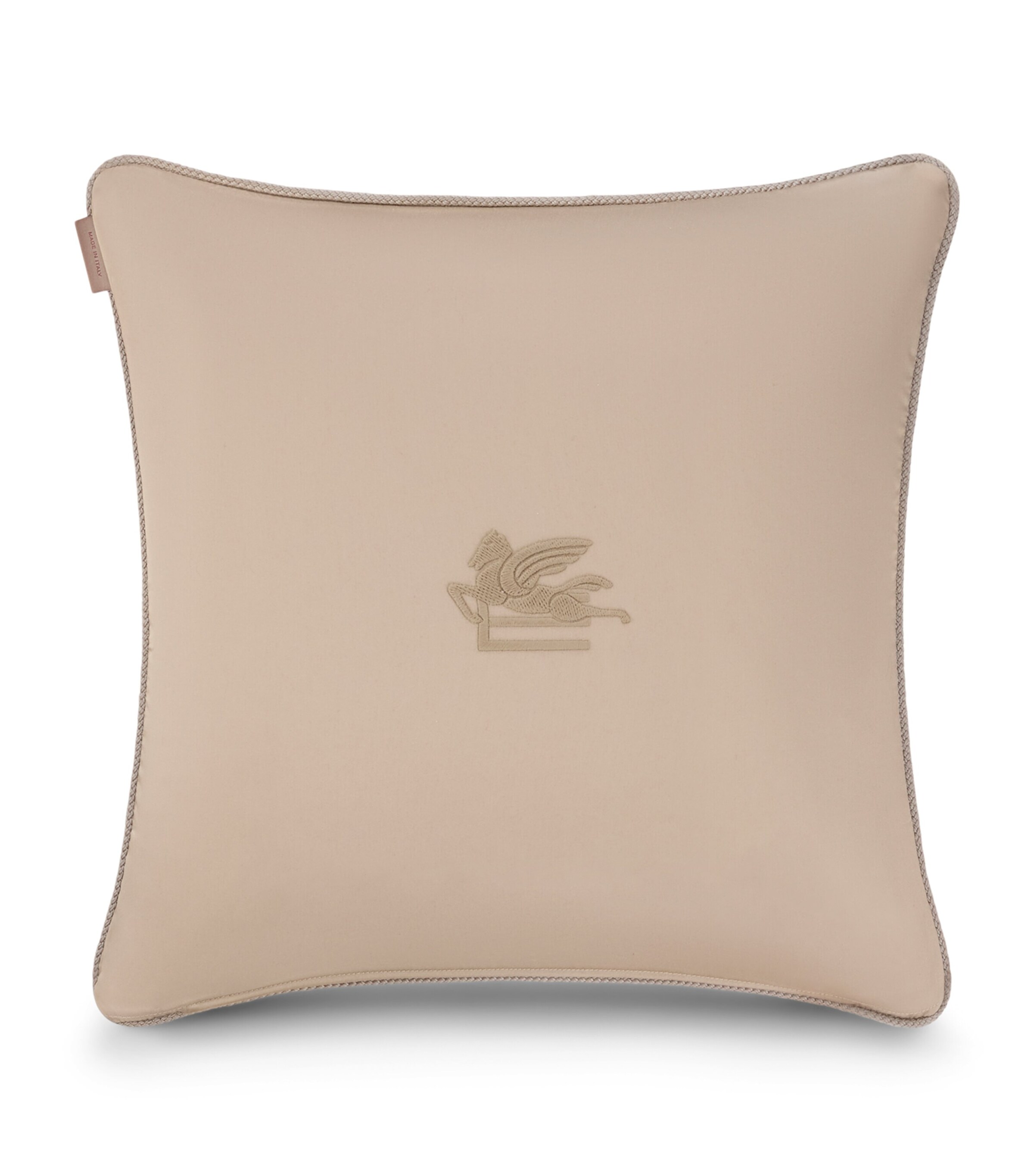 Etro Embroidered Bloom Cushion (45cm x 45cm) Print On Beige Base Image 2