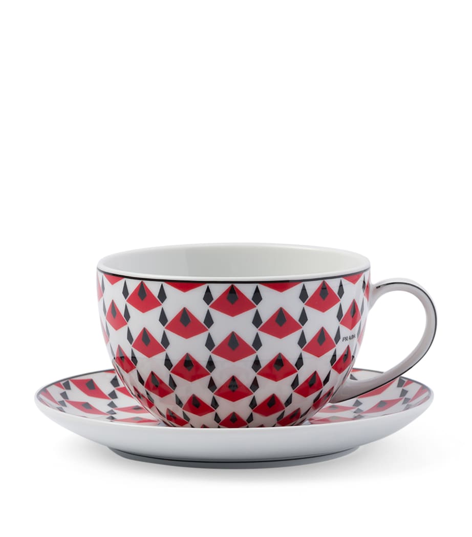 Vienna Teacup and Saucer (Set of 2) F0E5X Image 2