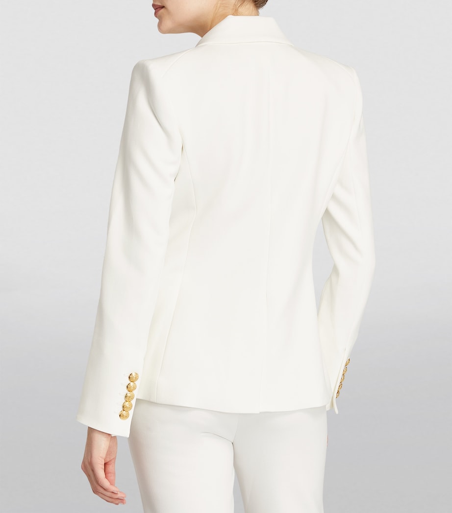 Veronica Beard Womens Miller Dickey Blazer Off White/gold Image 4