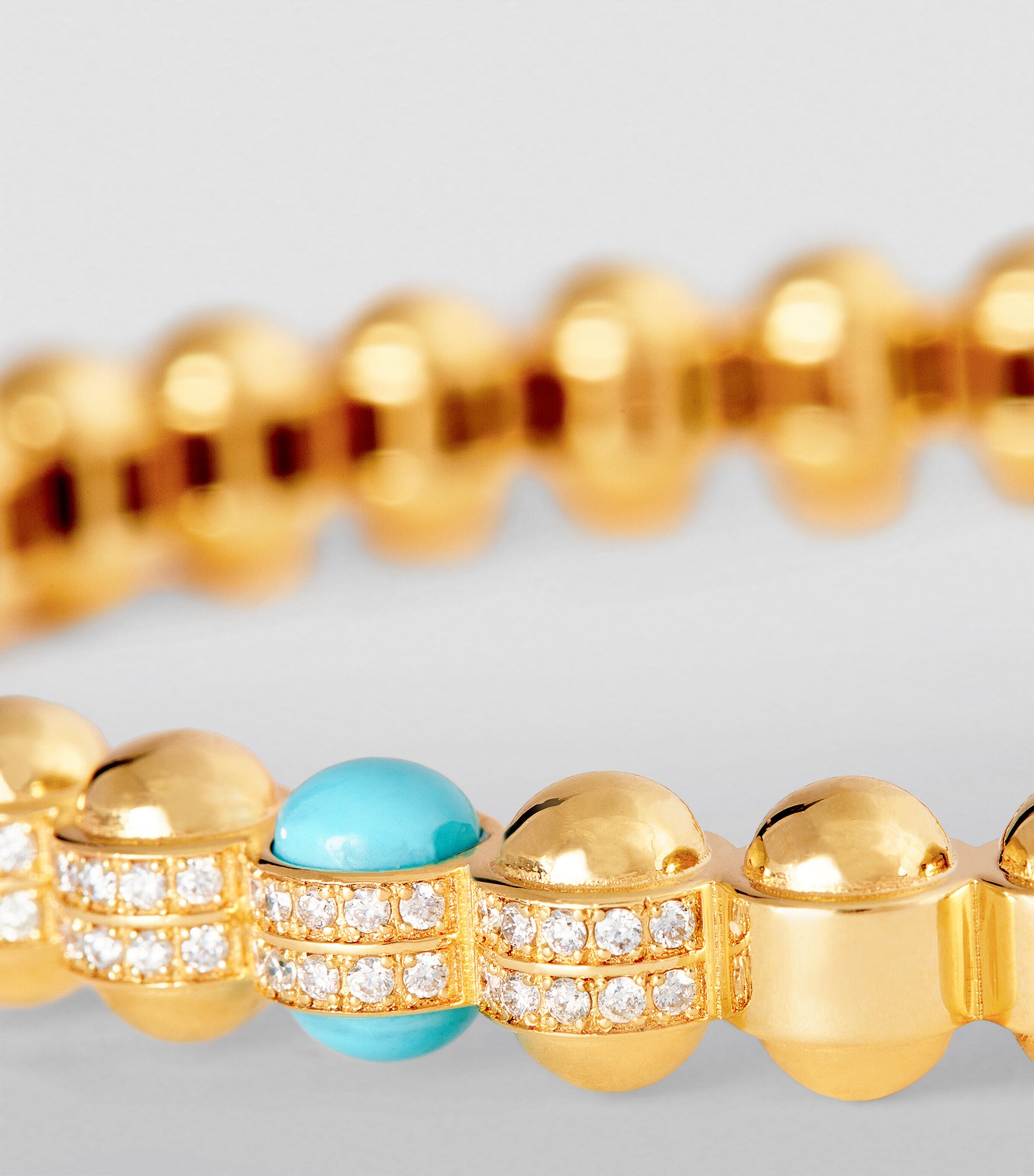 L'ATELIER NAWBAR Yellow Gold, Diamond and Enamel The Cobalt Bangle Yellow Gold Image 3