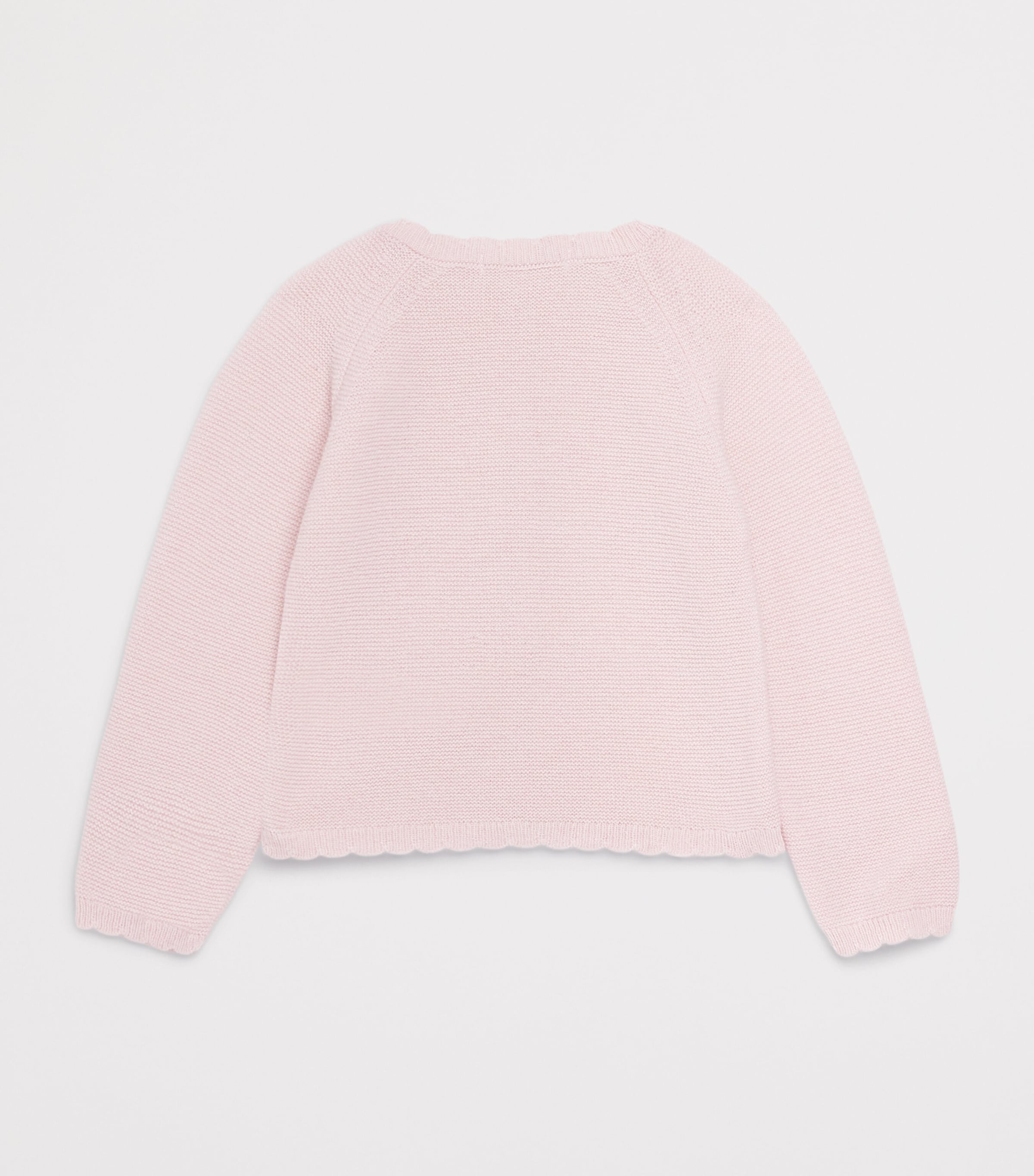 Patachou Fawns Intarsia Cardigan (1-24 Months) Sweet Pink Image 2