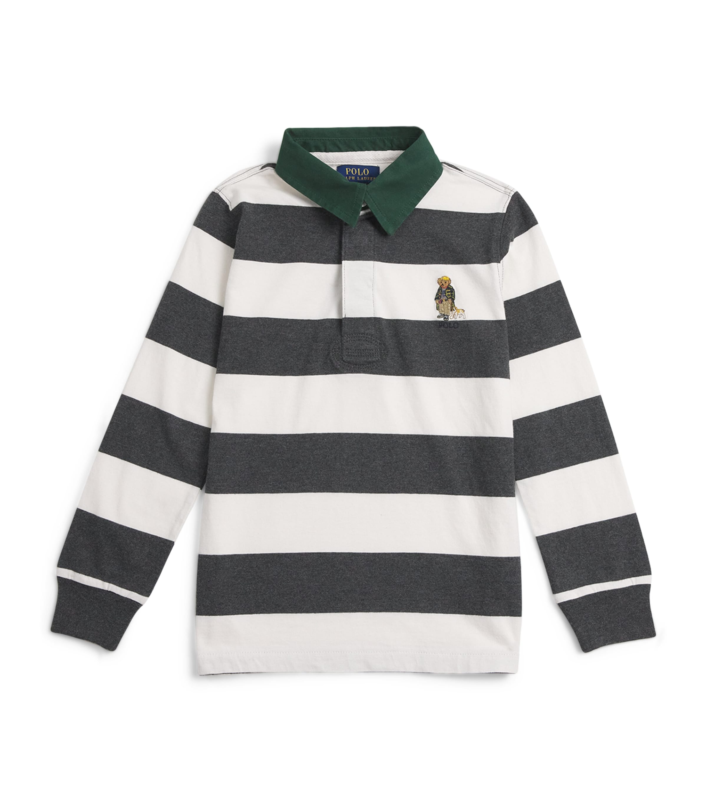 Ralph Lauren Polo Bear Rugby Shirt In Green