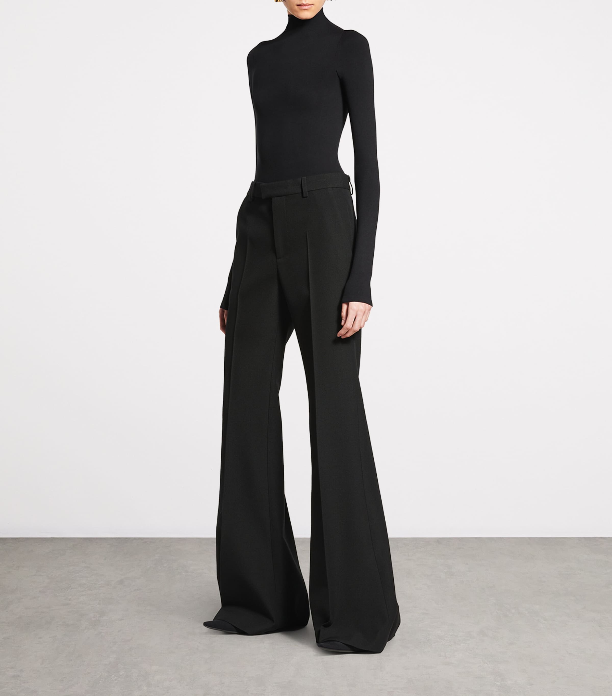 Wool Flared Trousers 1000 Image 3