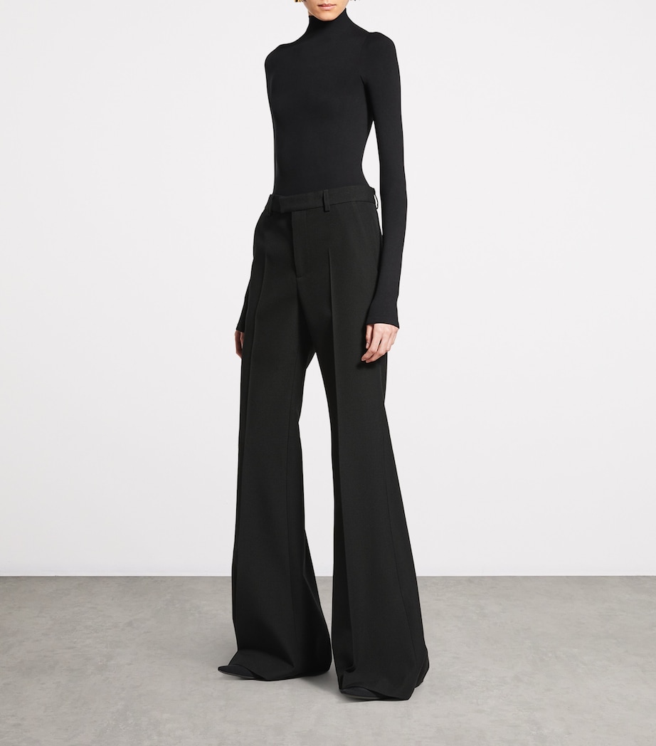 Wool Flared Trousers 1000 Image 3