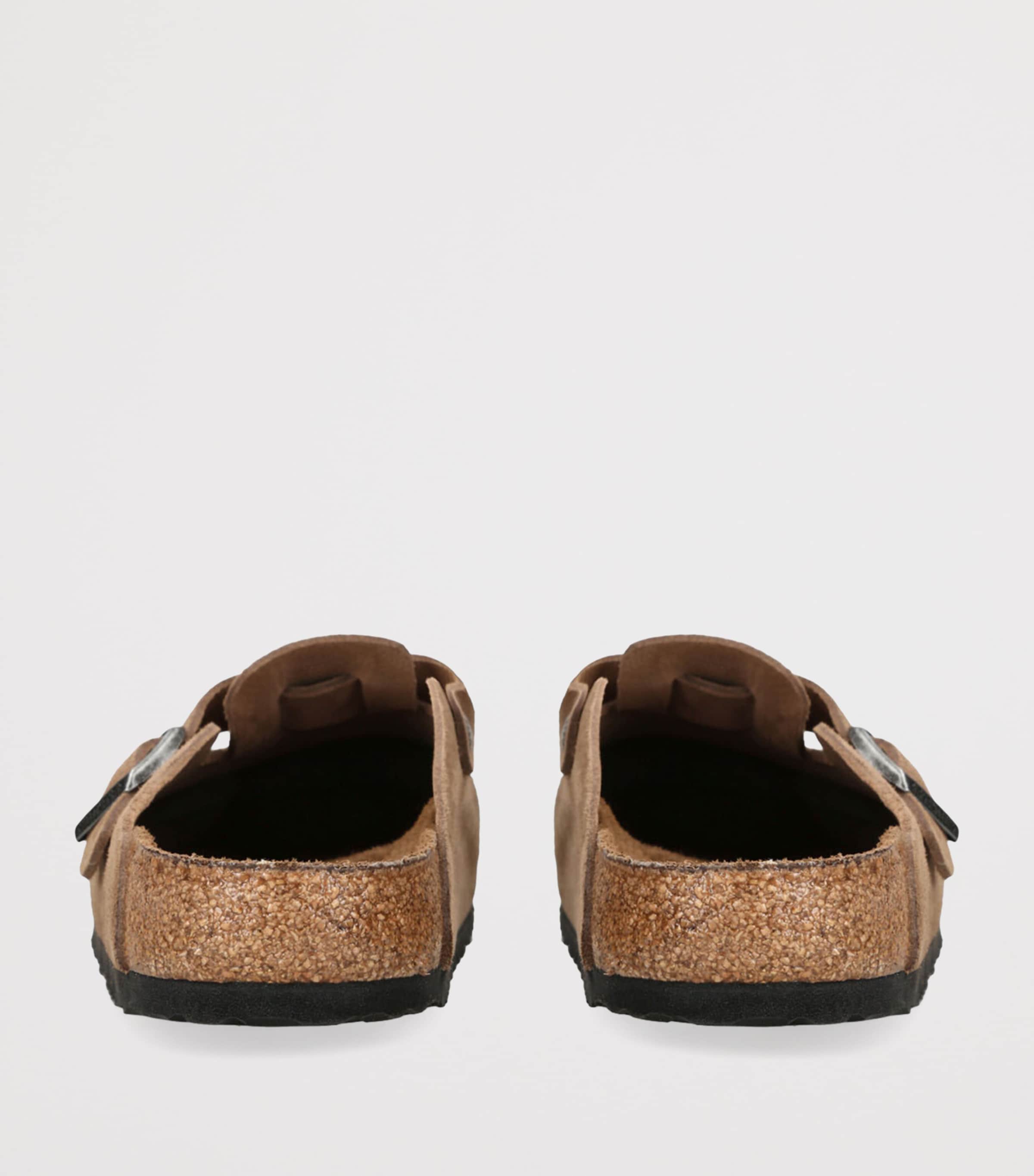 Suede Boston Clogs MID BROWN Image 2