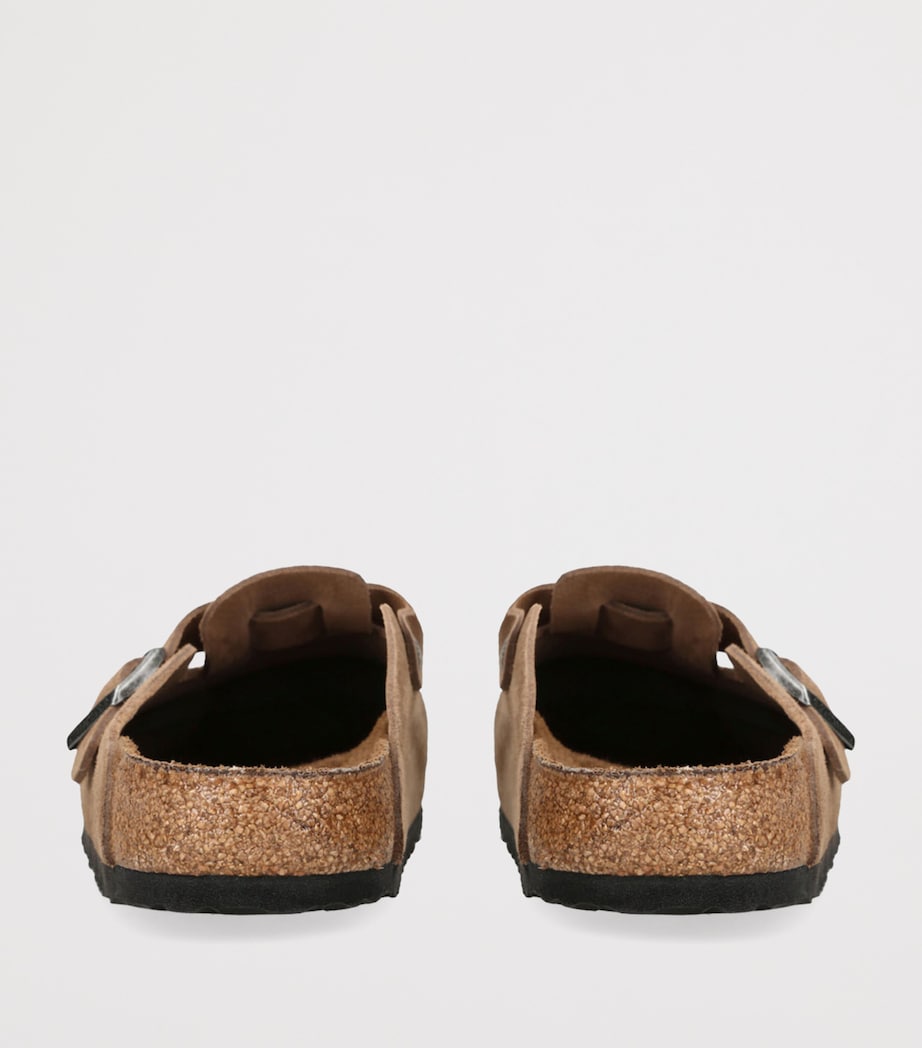 Suede Boston Clogs MID BROWN Image 2