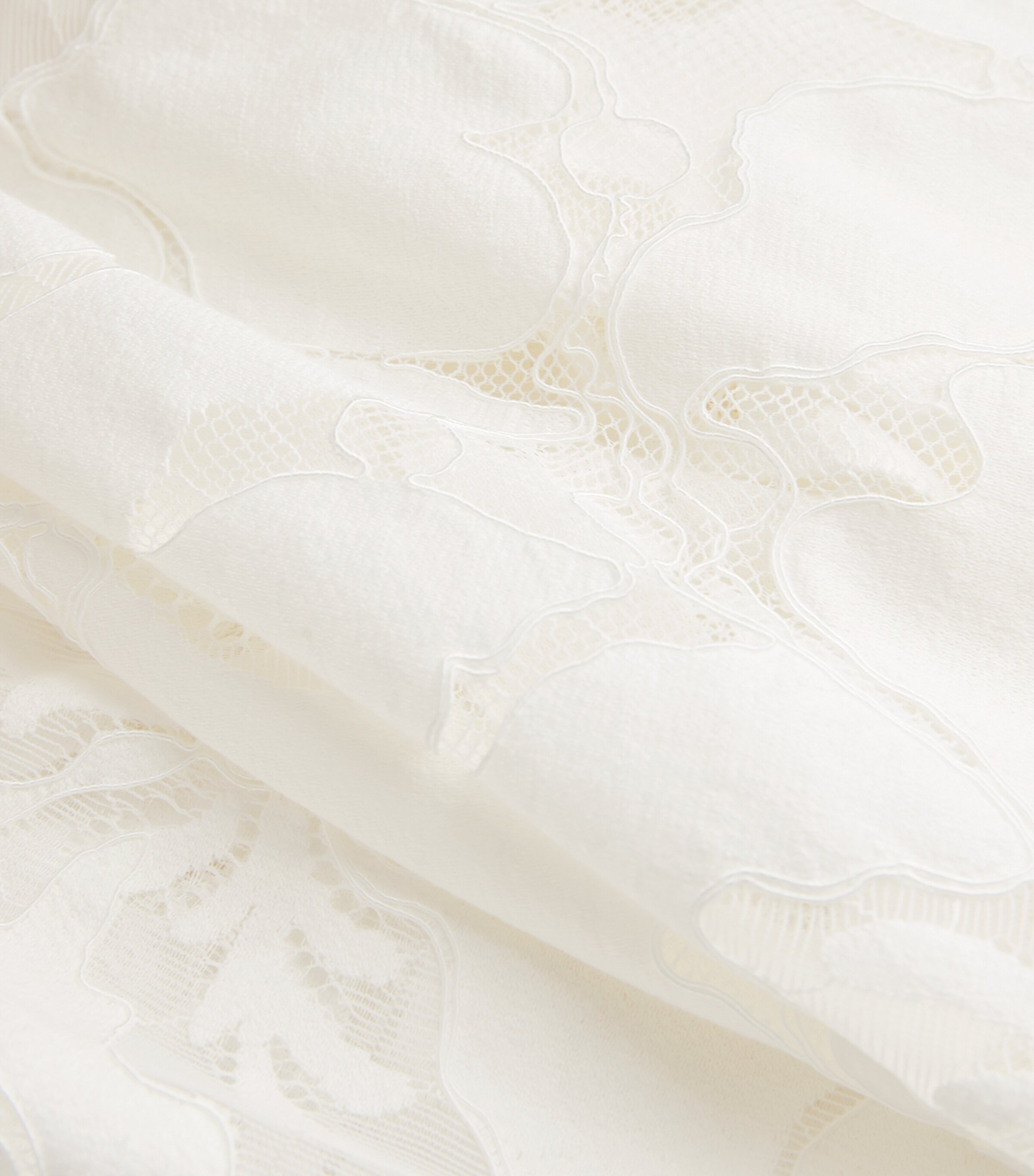 Bocan Womens Floral Bellis Robe Off White Image 5