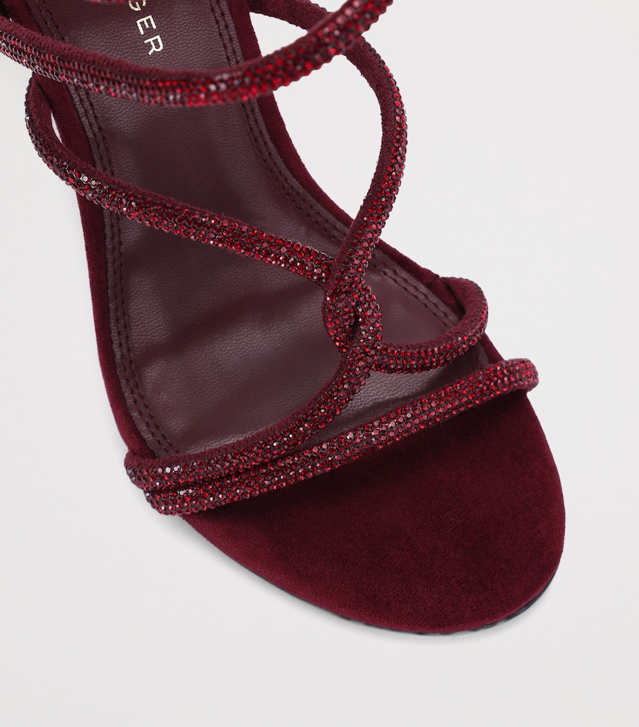 Kurt Geiger London Embellished Spiral Sandals 90 Wine Image 2