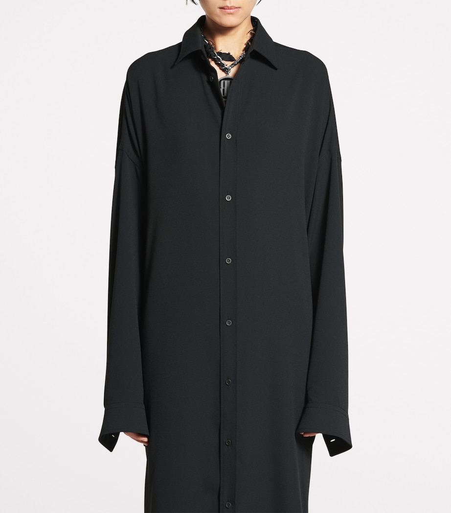 Lace-Up Shirt Dress 1000 Image 6