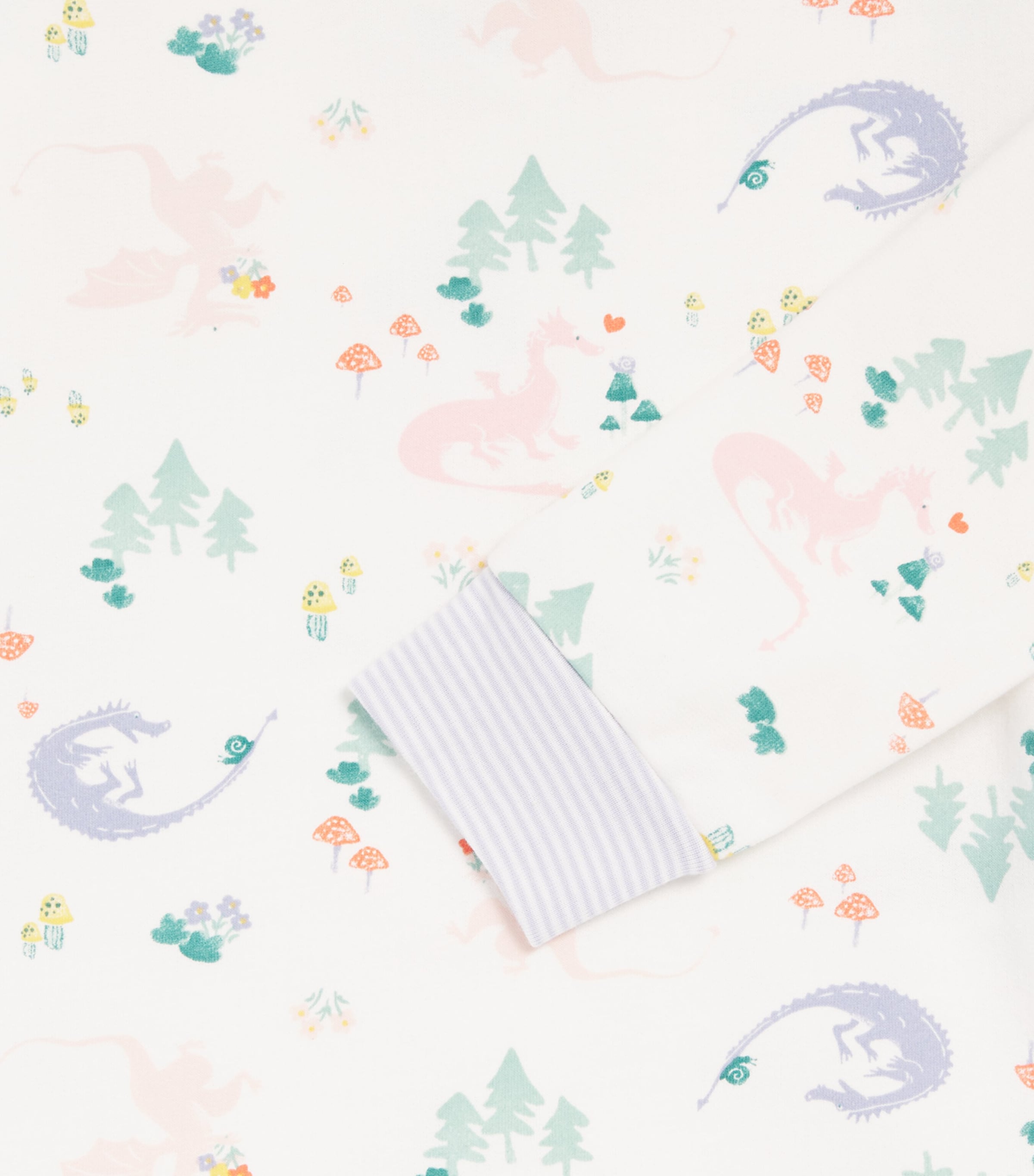 Petit Bateau Cotton Enchanted Forest Pyjama Set (3-12 Years) Image 2