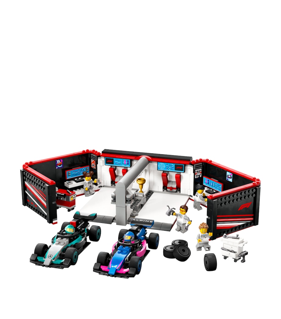 Lego City F1 Garage & Mercedes-AMG & Alpine Cars 60444 Image 1