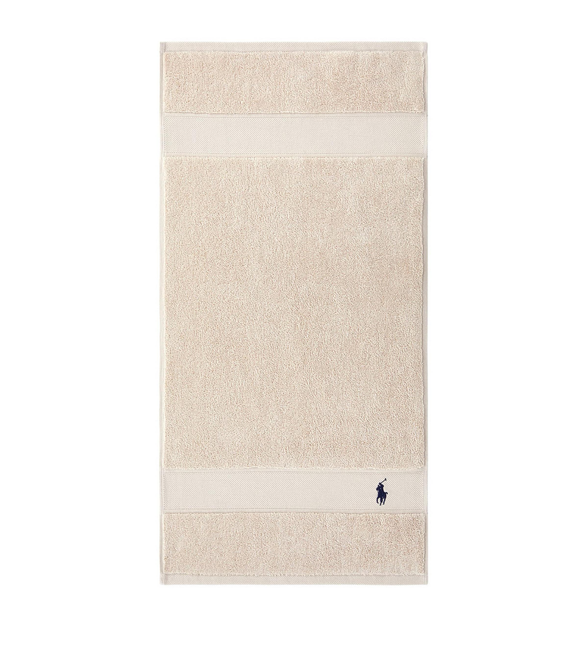 Polo Player Guest Towel (40cm x 75cm) PALE OAK Image 4