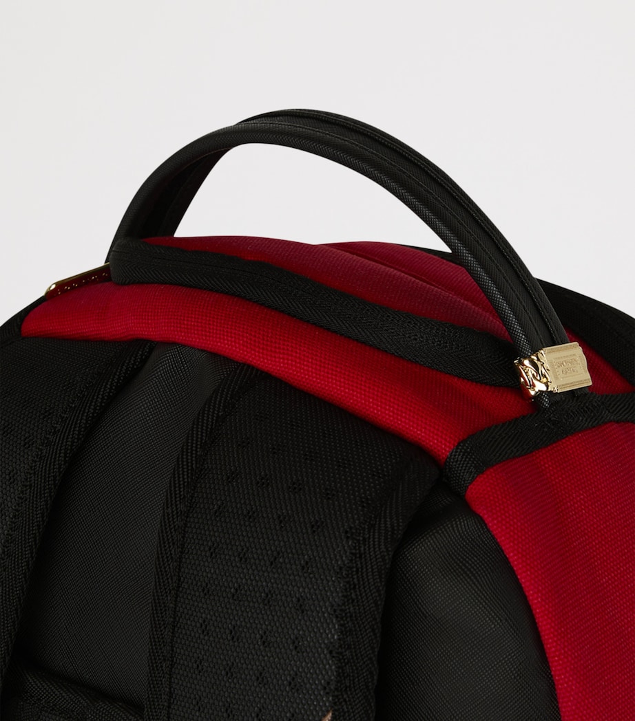Sprayground Embossed Smile Redemption Backpack Red Redemption Image 7