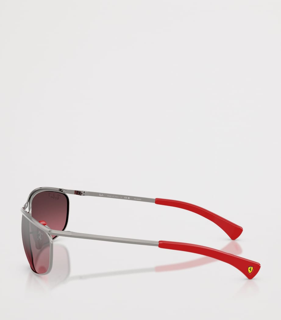 Ray-Ban Scuderia Ferrari Collection Oval Sunglasses Grey Image 3