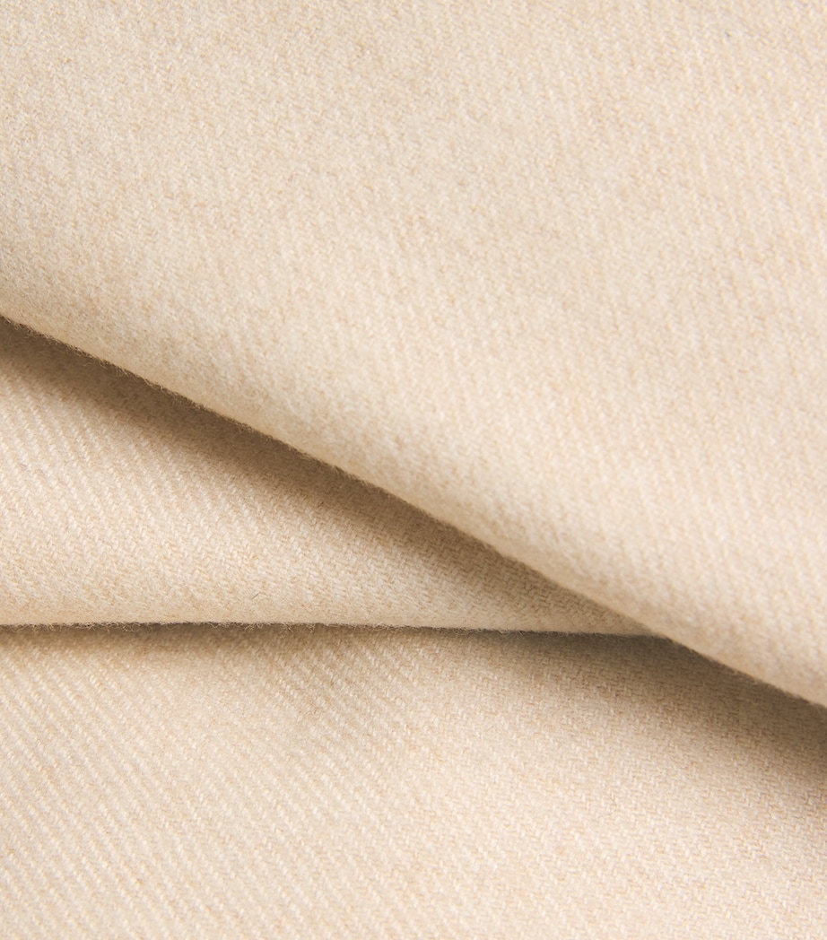 Cashmere Padded Car Coat NATURALE WHITE 9009 Image 5