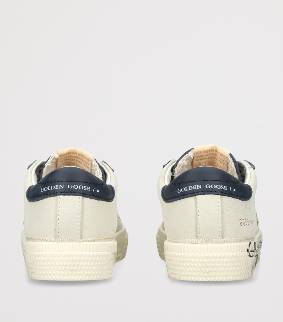 Leather May Sneakers BLUE OTHER Image 2