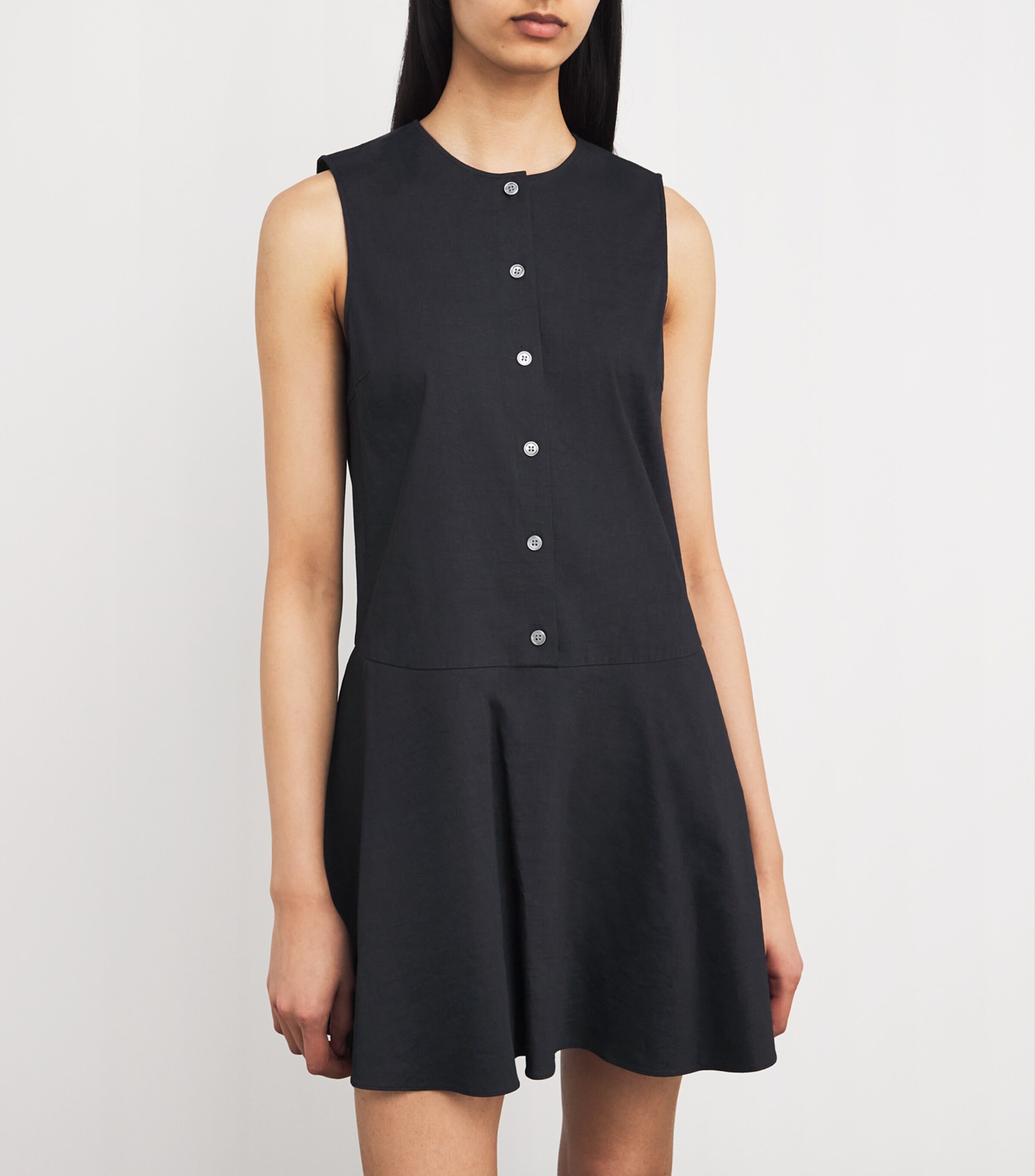 Theory Womens Good Linen Mini Dress Ujs Concord Image 6