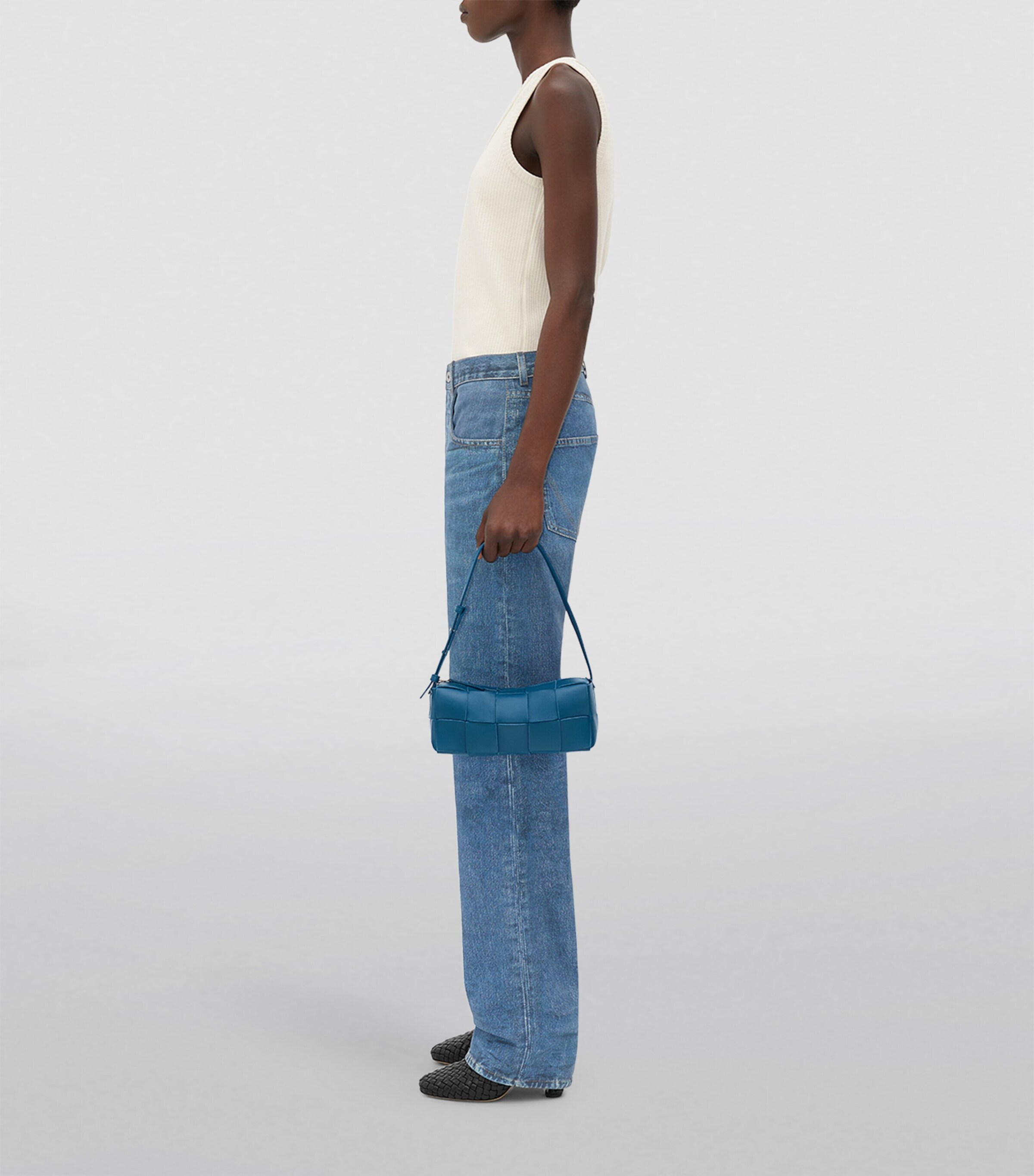 Bottega Veneta Leather Brick Cassette Bag Image 2
