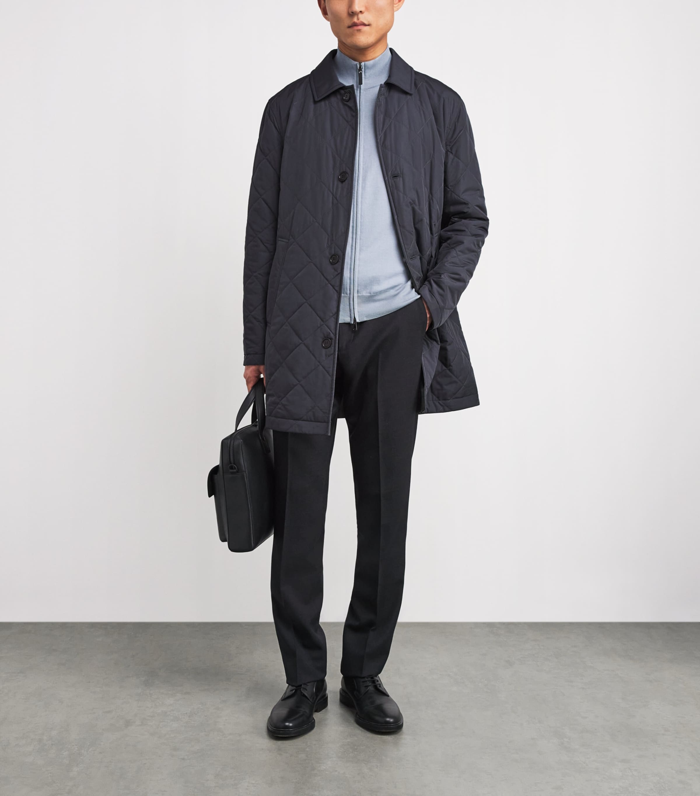 Reversible Overcoat 25 GREY Image 2