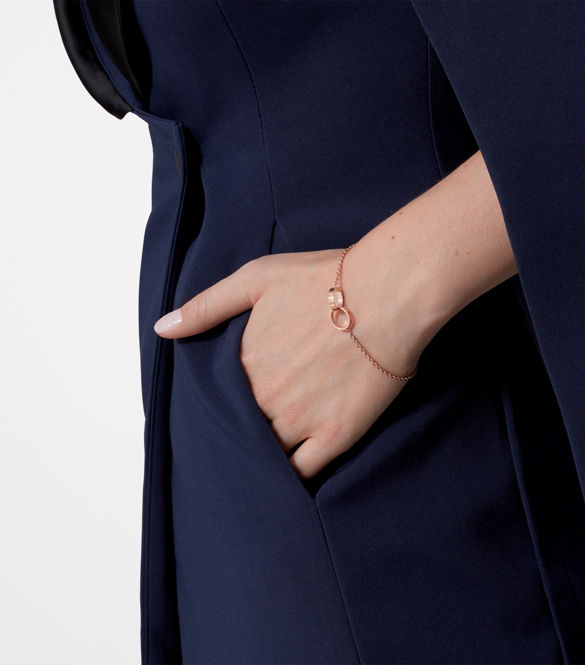 Cartier Rose Gold LOVE Chain Bracelet Rose Gold Image 6