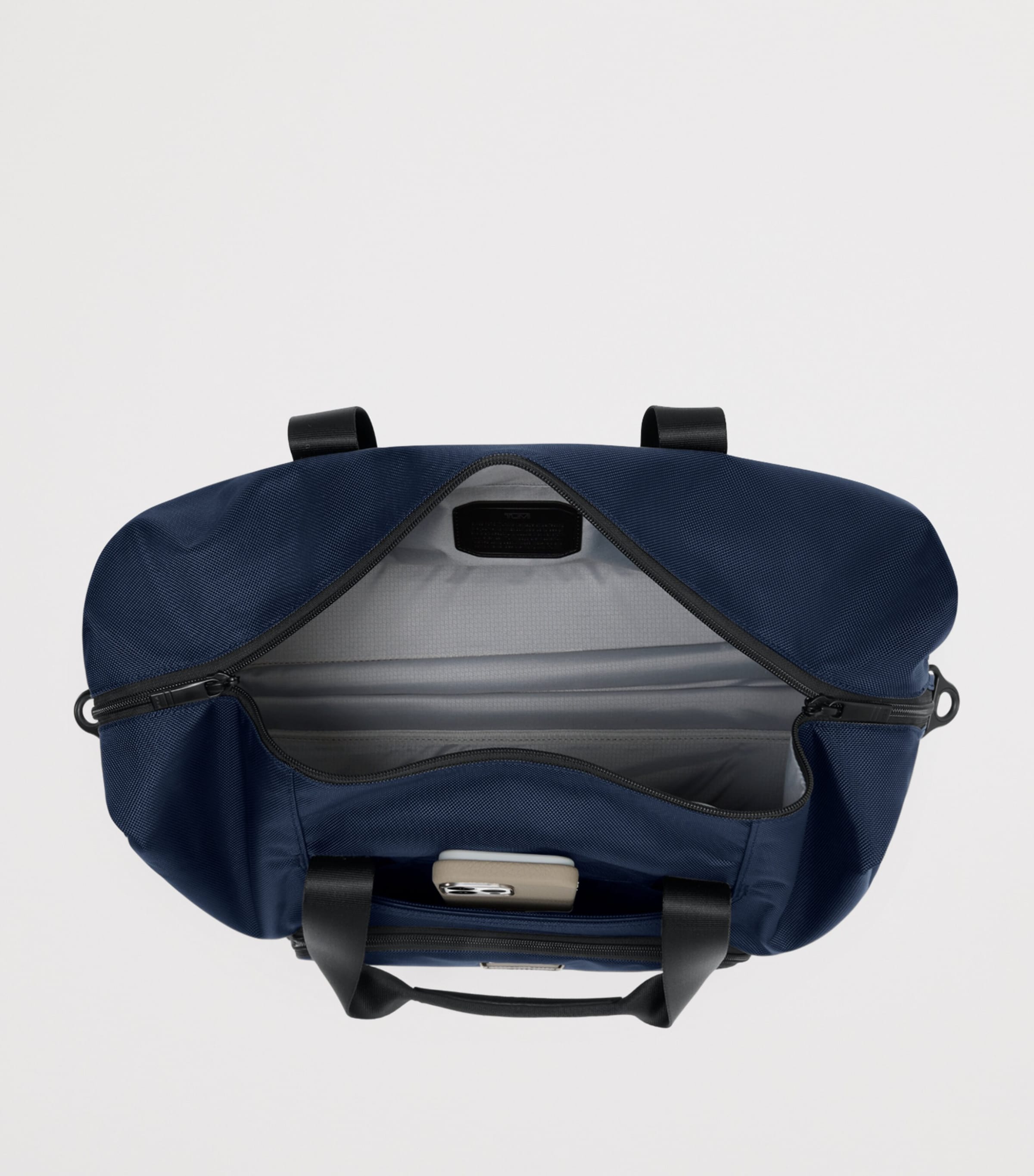 Tumi Navy Alpha 4 Double Expansion Duffle Bag | Harrods US