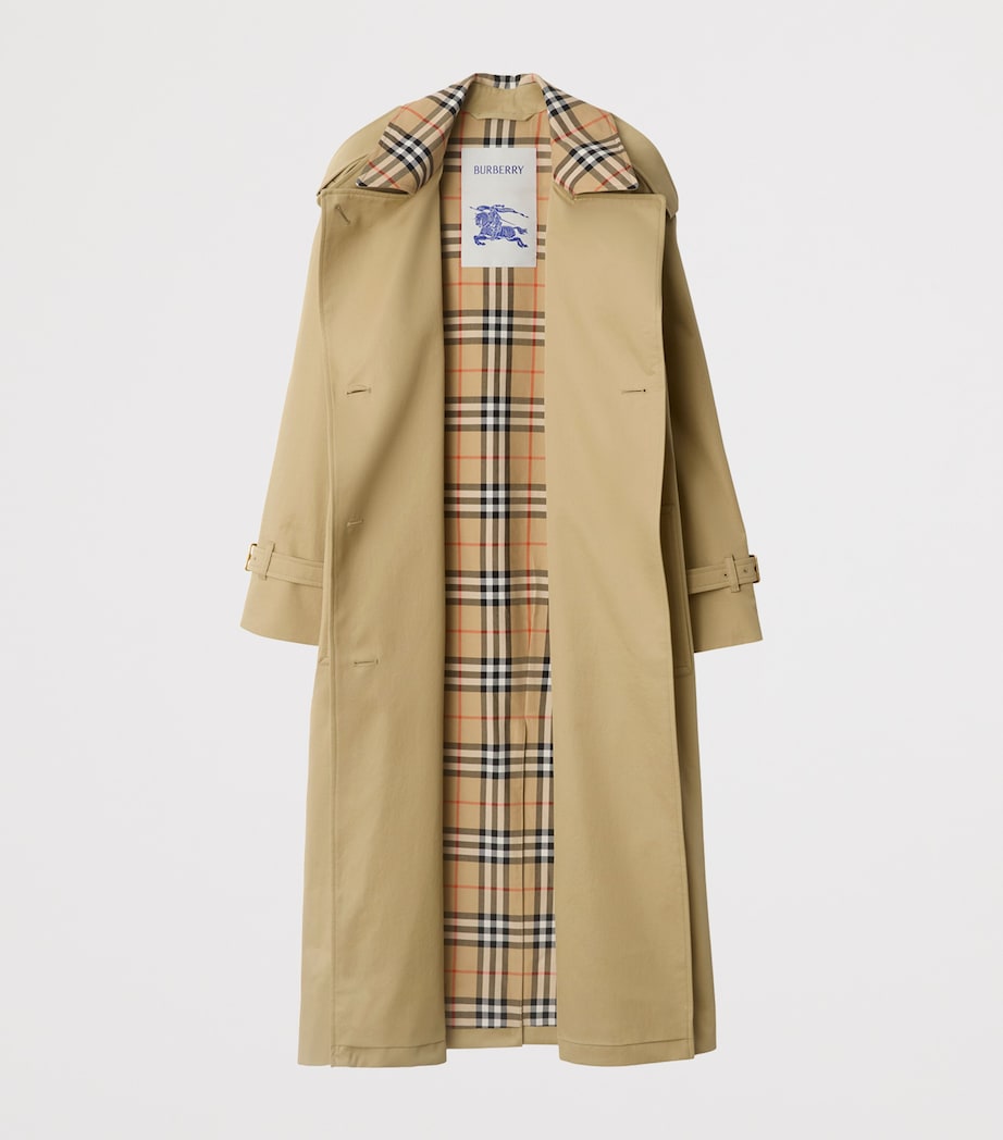 Long Castleford Trench Coat HAMPER Image 5