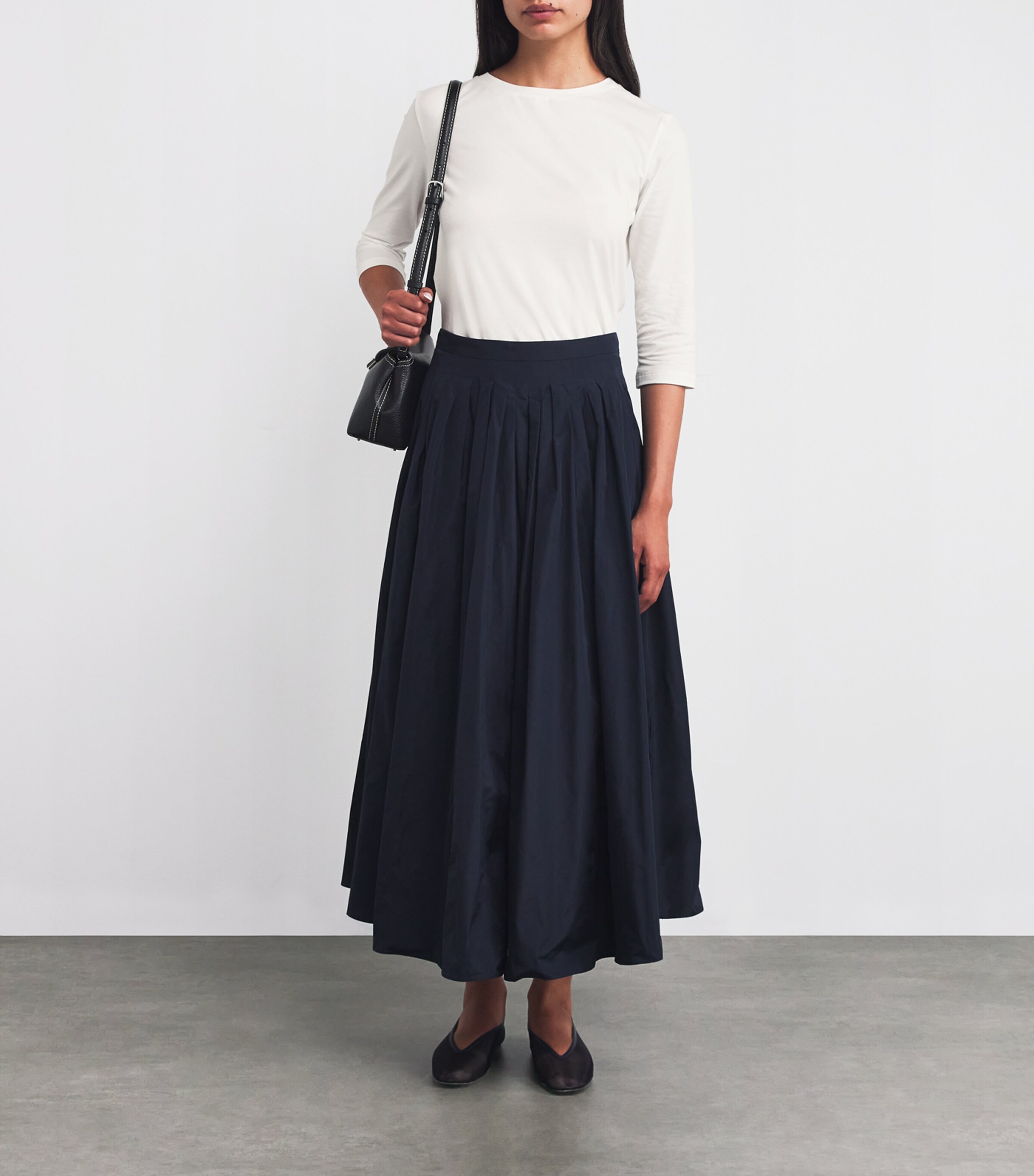 Stretch-Cotton T-Shirt WHITE Image 2