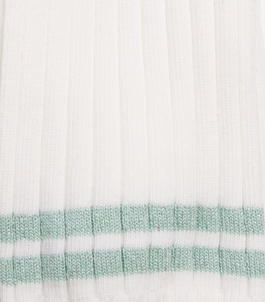 Falke Womens Cotton-Blend Play Me Socks White Image 2