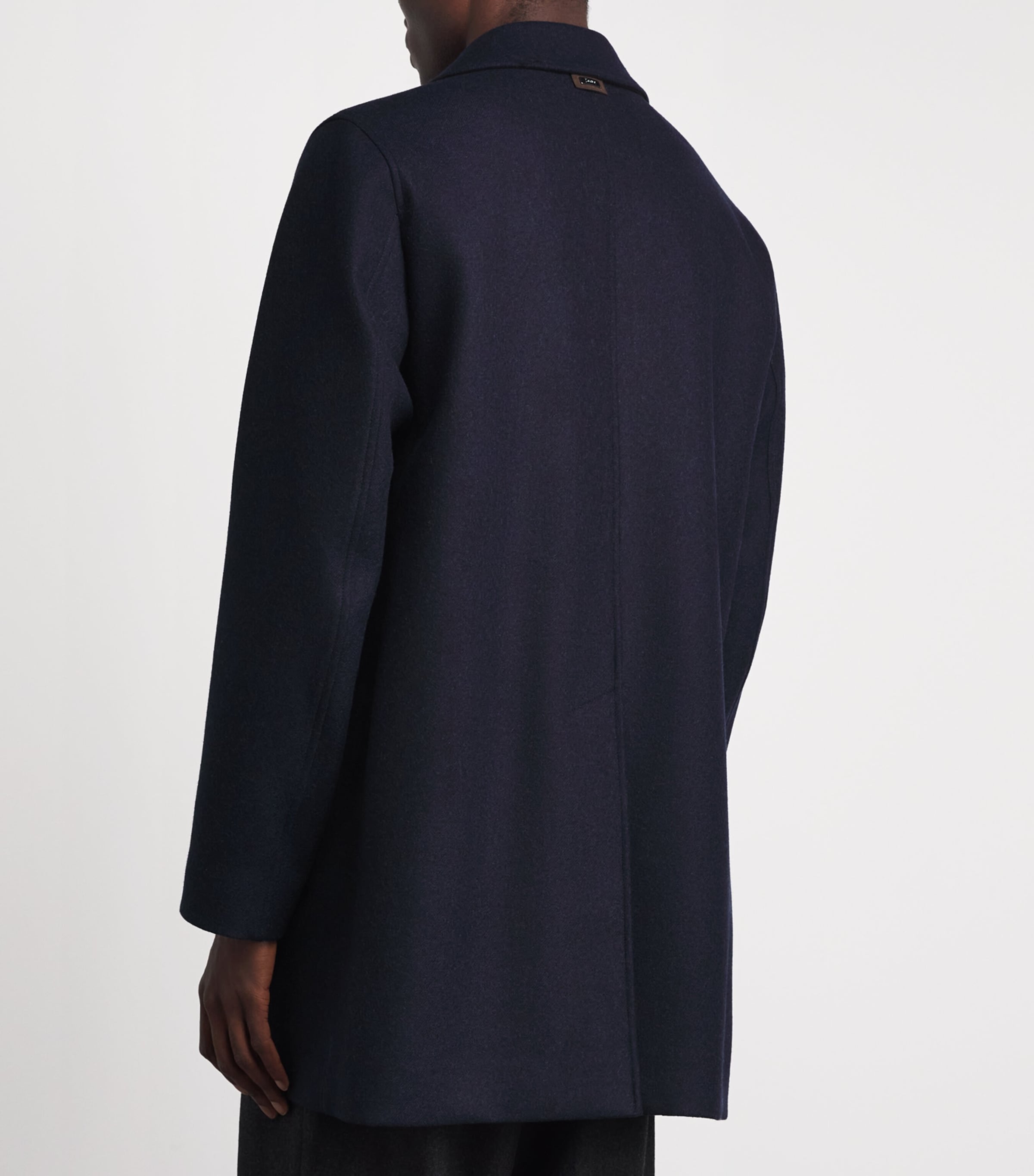 Herno Mens Virgin Wool Coat Image 5