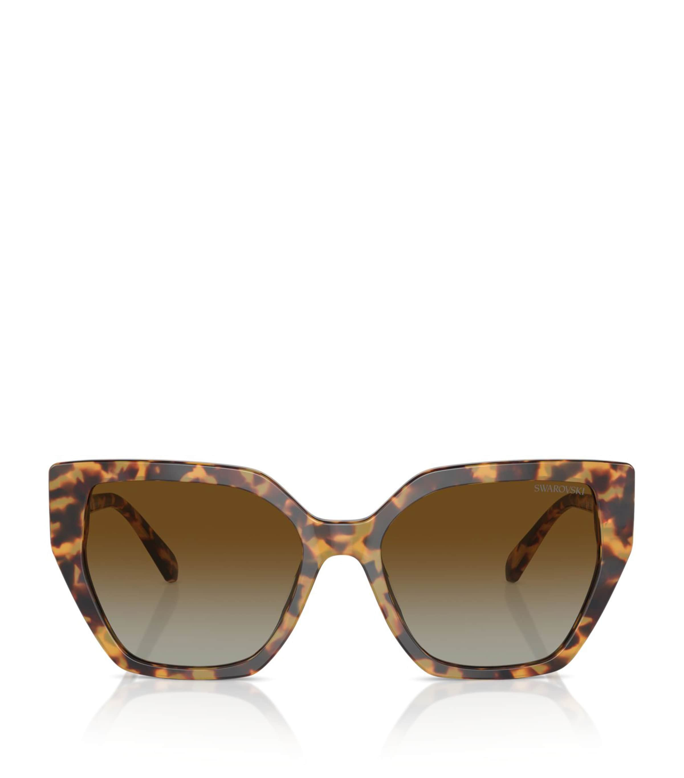 Swarovski Metal Sk6016 Sunglasses In Brown