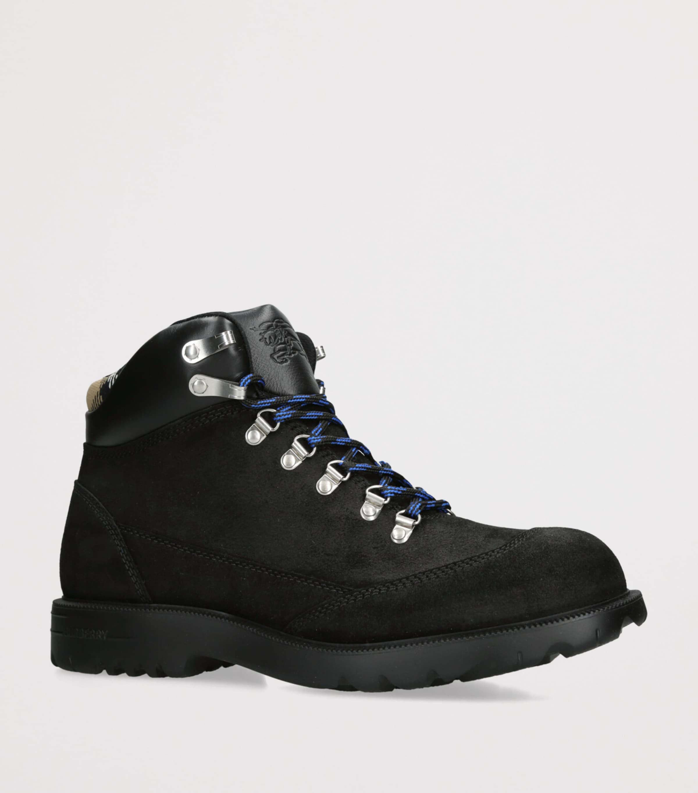 Suede Moor Hiking Boots BLACK Image 3