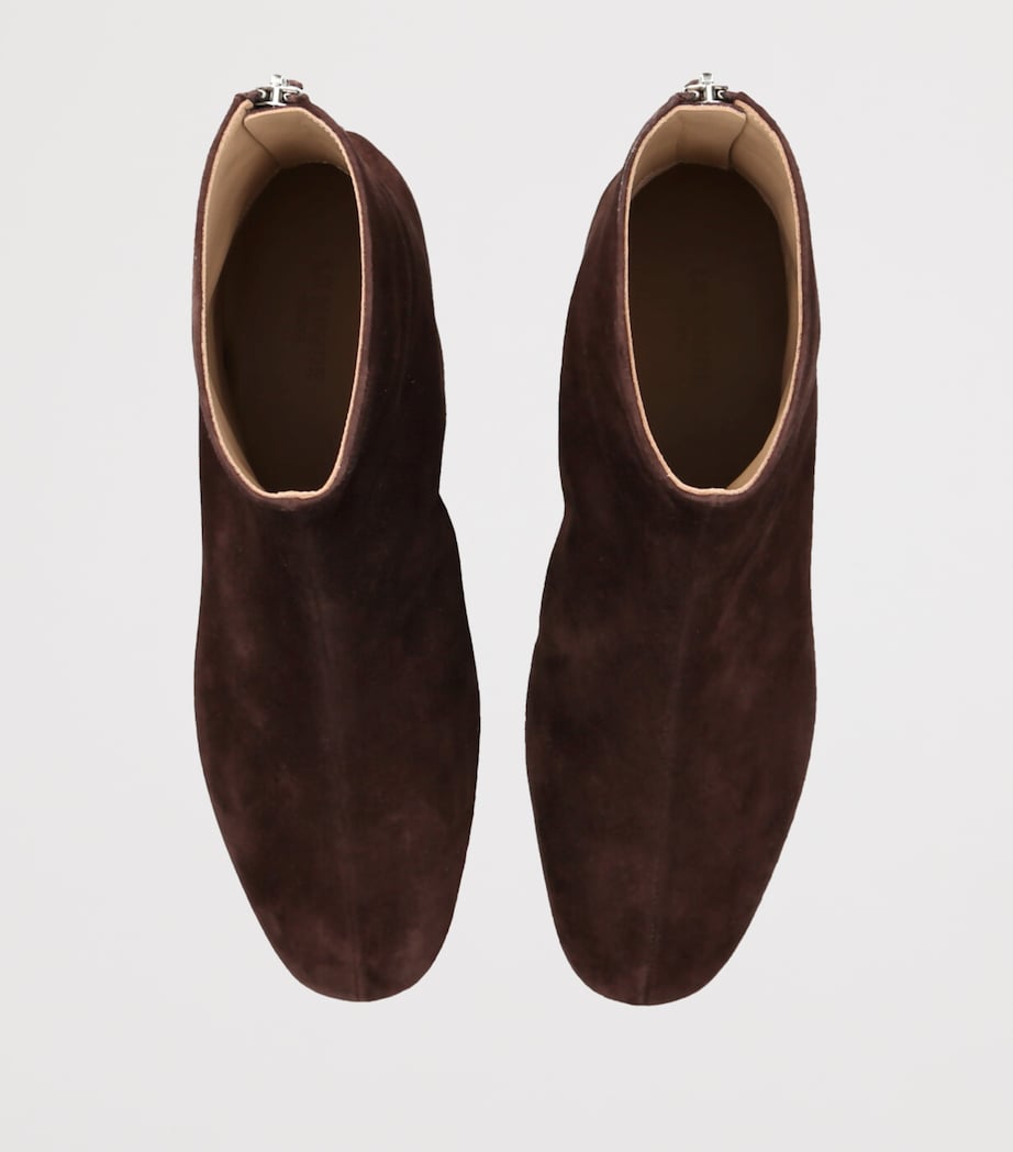 Le Monde Beryl Suede Luna Boots Dark Brown Image 4