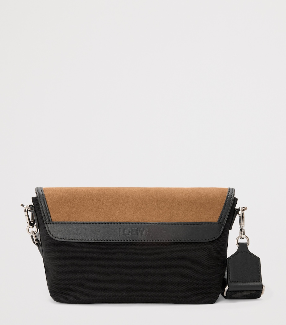 Mini Flex Messenger Bag BLACK/DARK GOLD Image 3