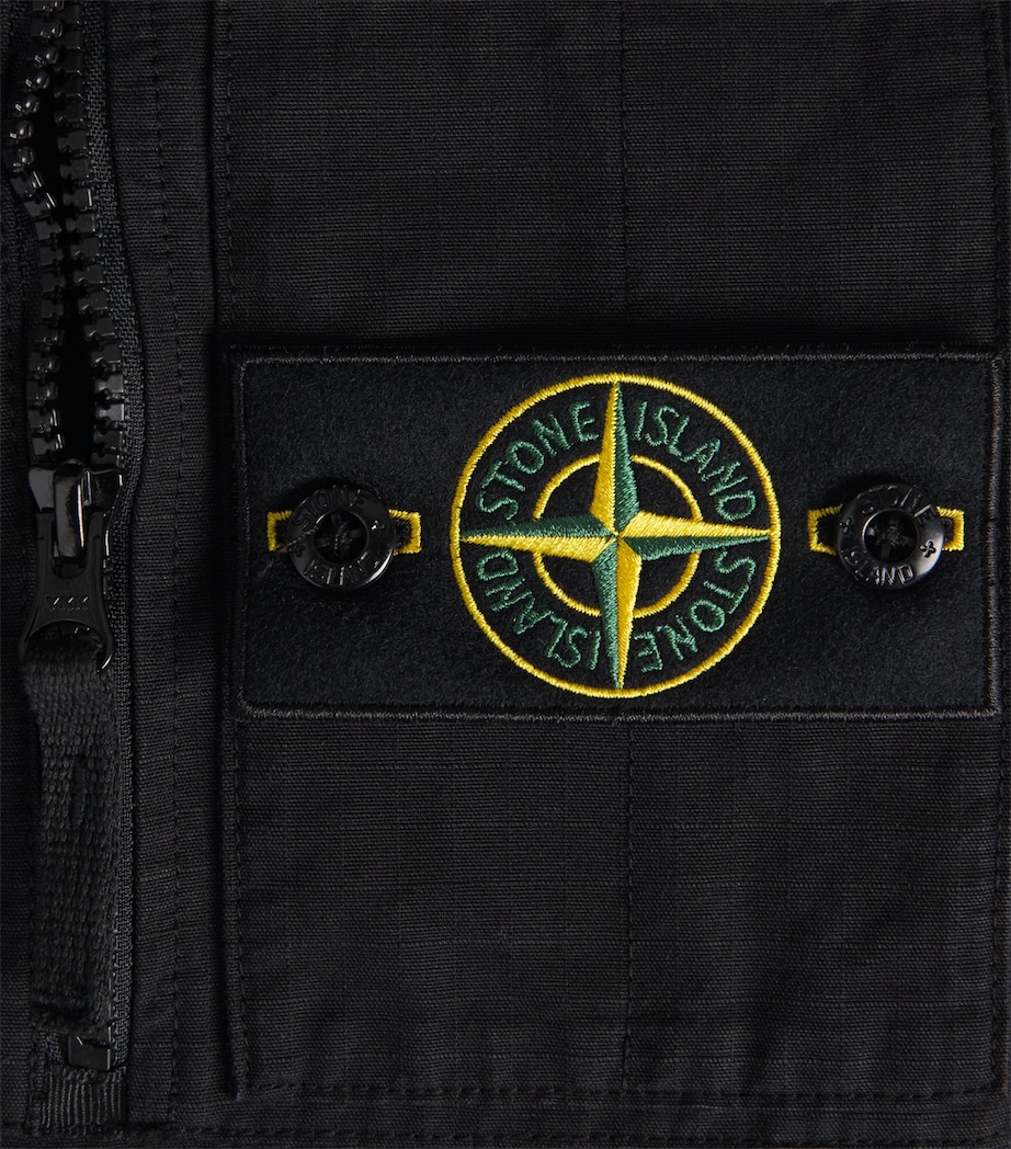Stone Island Mens Organic Cotton Ripstop Cargo Trousers Image 6