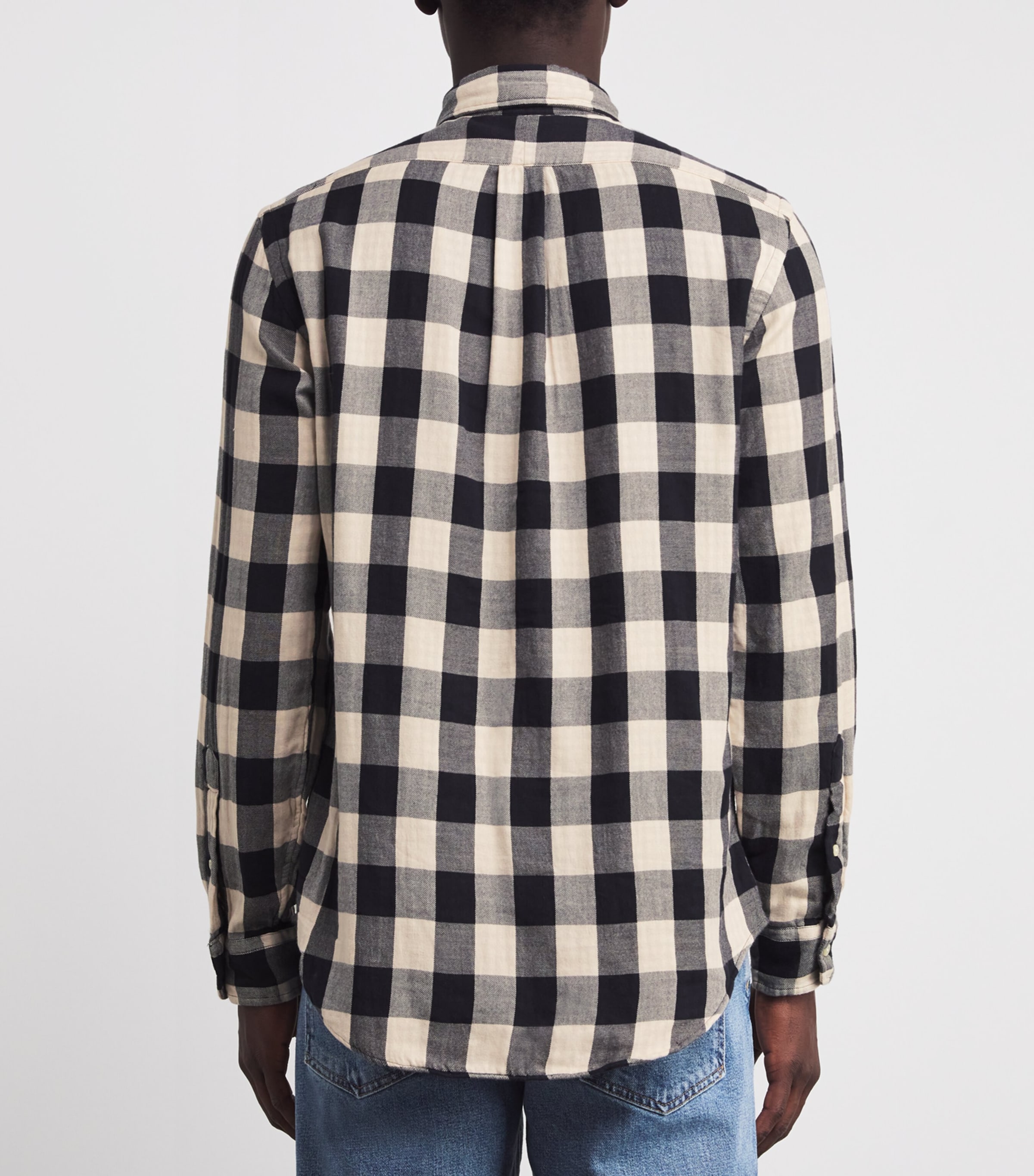 Double-Faced Check Shirt NATURAL Image 4