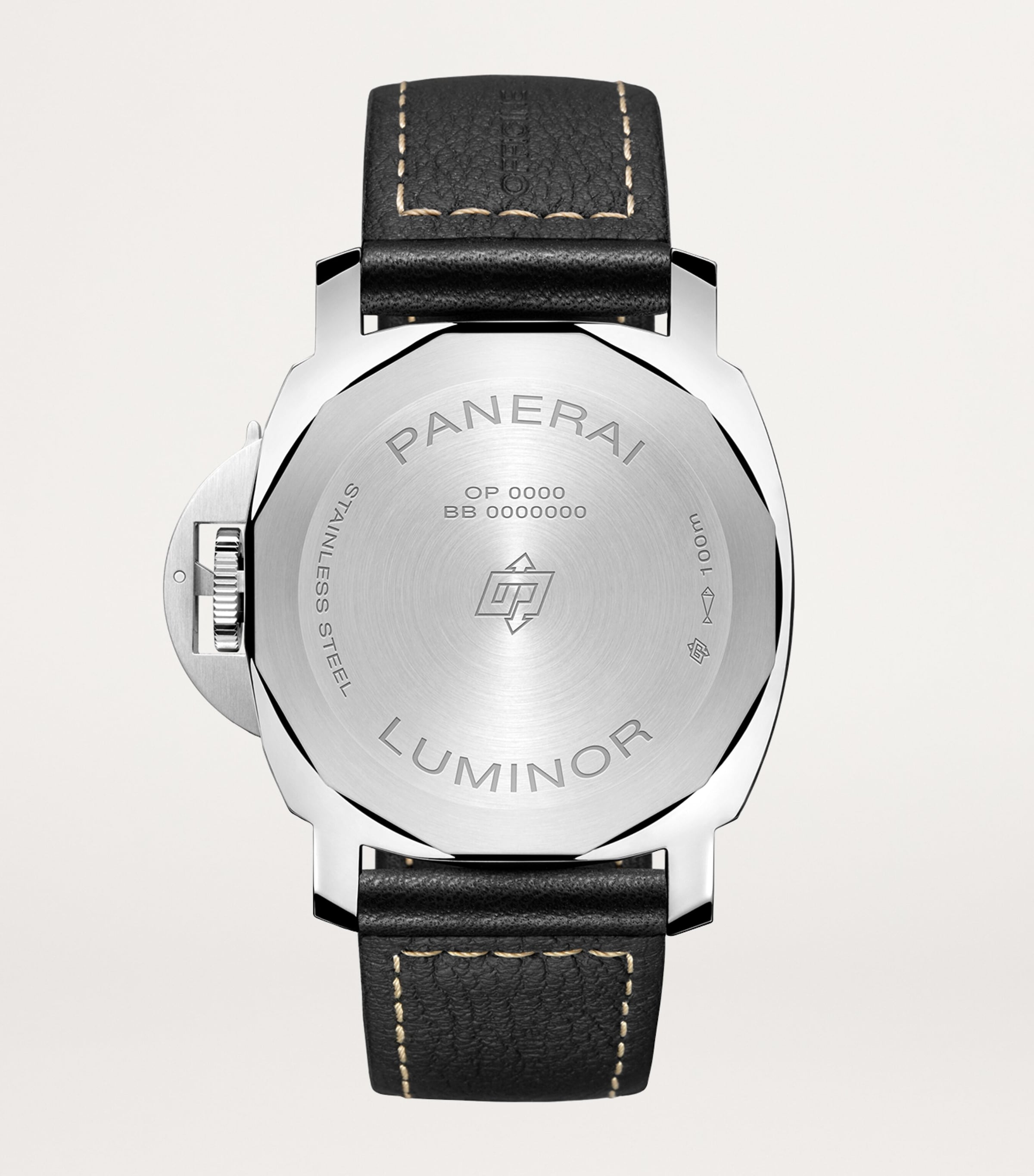 Panerai Stainless Steel Luminor Watch 44mm Black Image 2