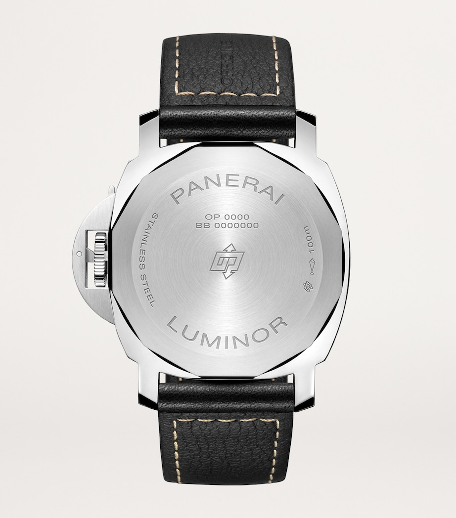 Panerai Stainless Steel Luminor Watch 44mm Black Image 2