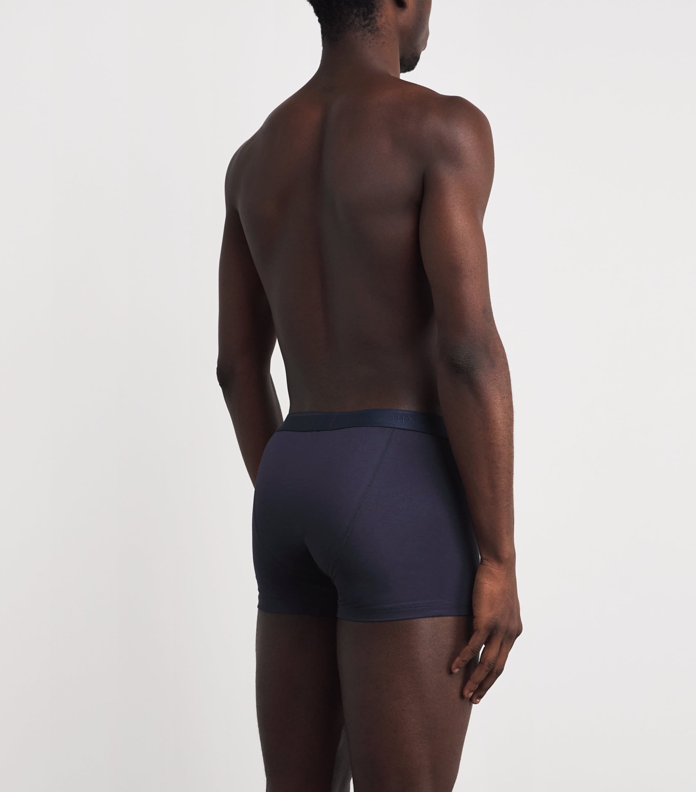 Superfine Cotton Low-Rise Trunks BUAA - NAVY Image 3