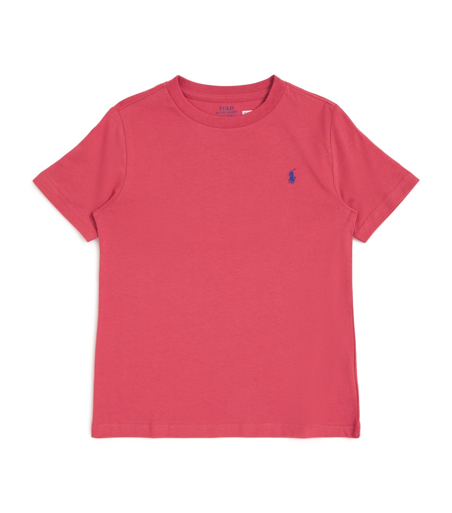 Cotton Jersey Logo T-Shirt (6-14 Years) NTCKT RED Image 1