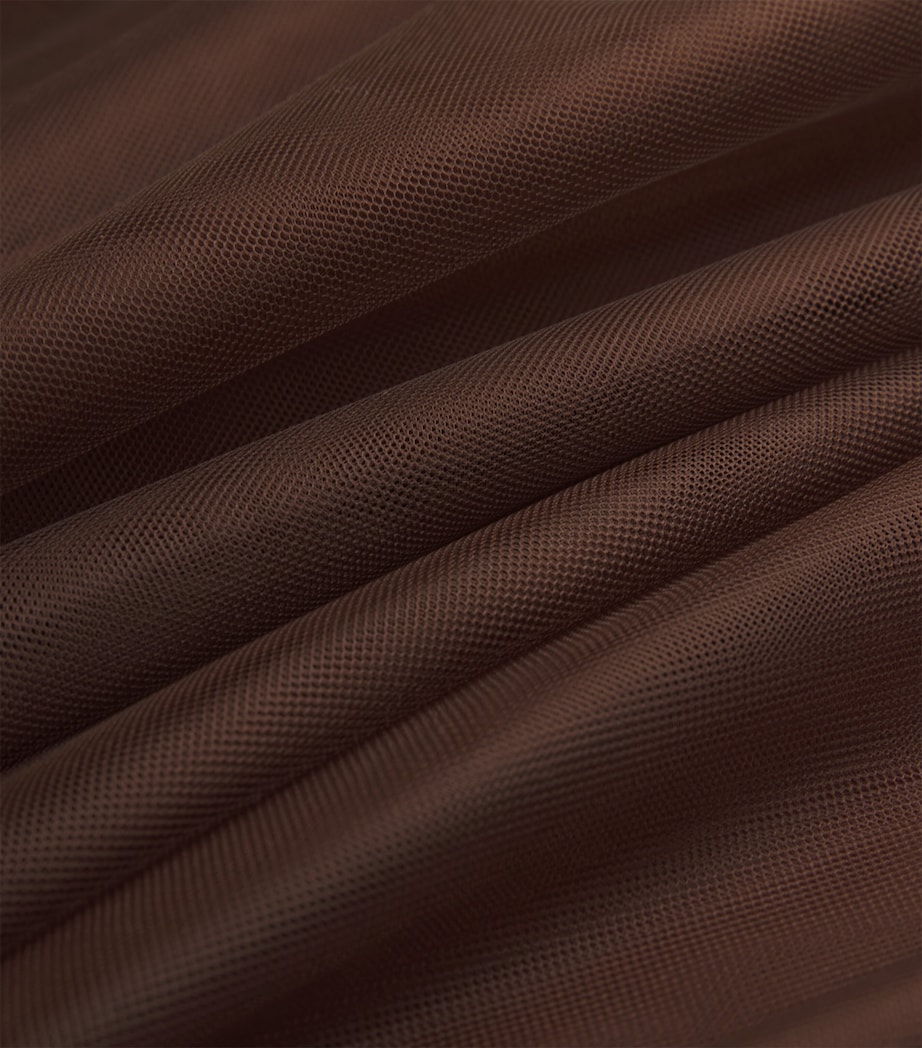 Tulle Maxi Skirt 1269 EBANO Image 5