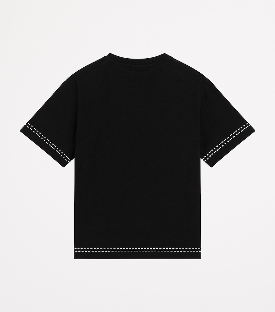 Logo T-Shirt (8-12+ Years) N0000-BLACK Image 2