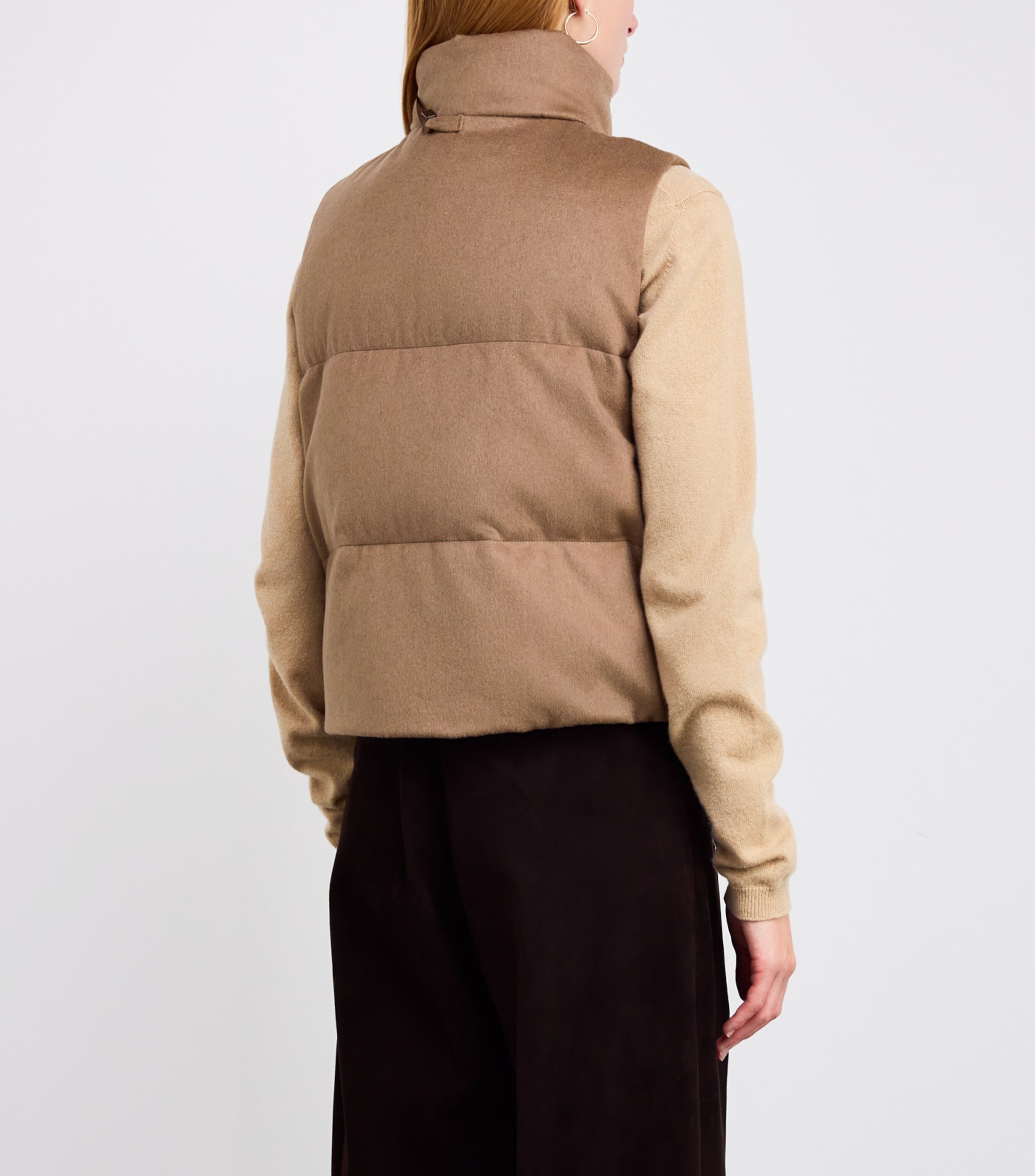 The Cube Quilted Gilet BEIGE Image 4