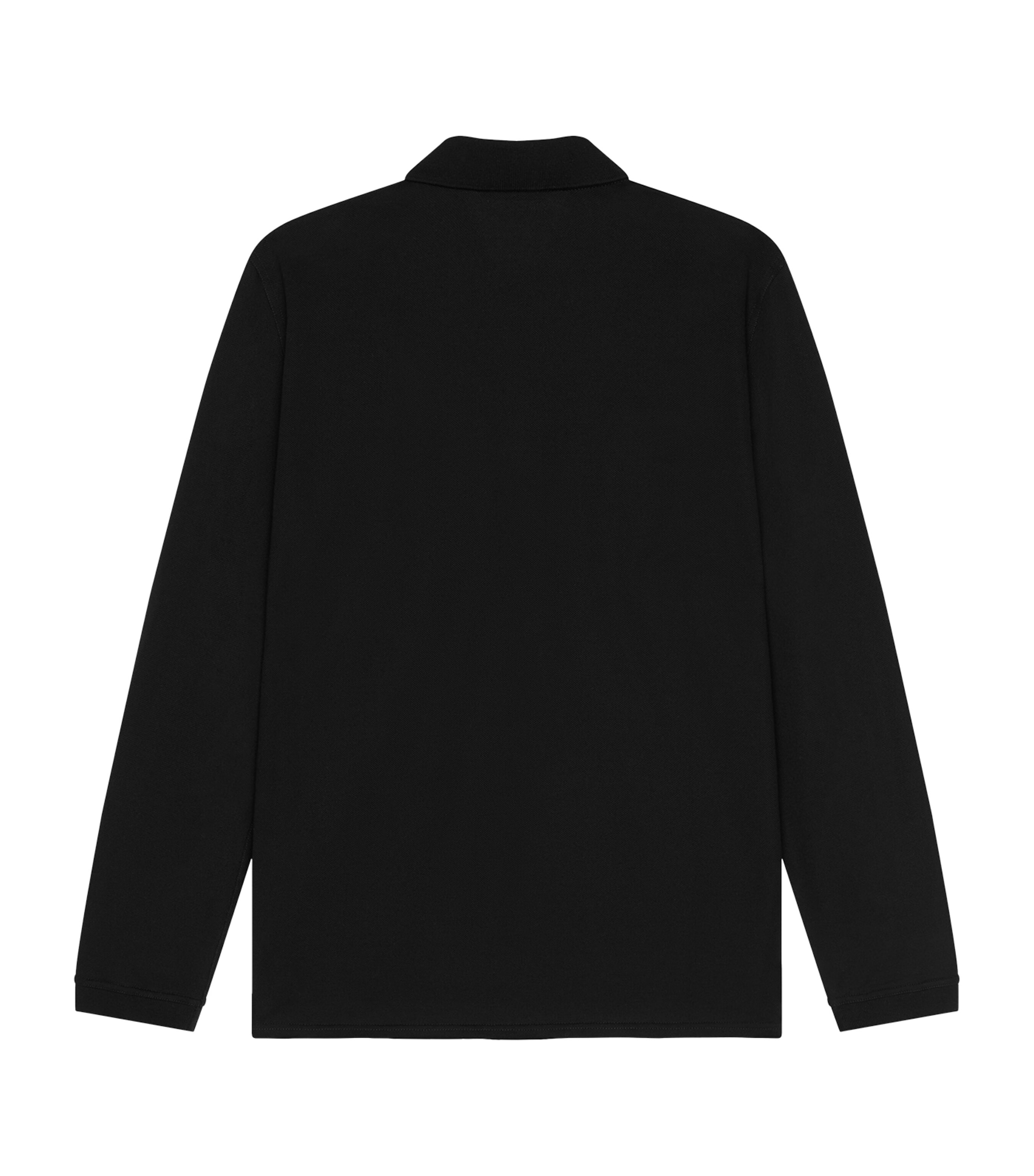 Givenchy Mens Cotton Logo Polo Shirt Black Image 2