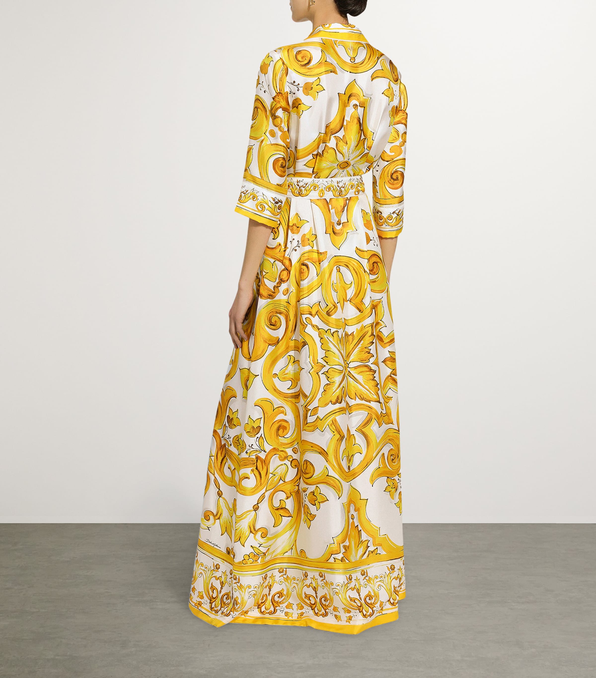Silk Printed Maxi Dress HG3TN-MIX MAIOL Image 3